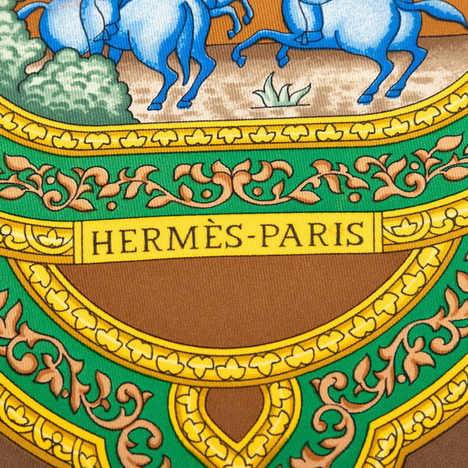 Silk Hermes Scarf - 6