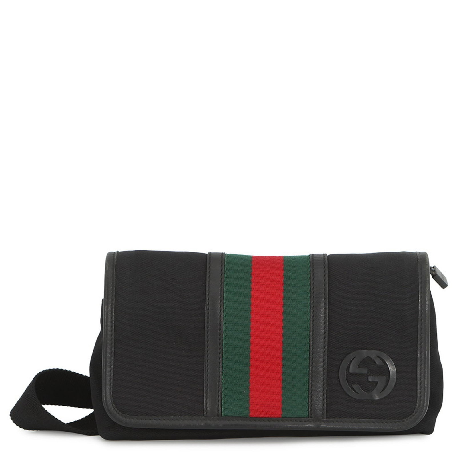 Canvas Sling Bag Gucci Pouch: Canvas Sling Bag Gucci Pouch Canvas Sling Bag Gucci Pouch in Black, featuring a canvas material and a classic design. The bag measures 15cm x 24cm x 2.5cm and bears a signature, showcasing the