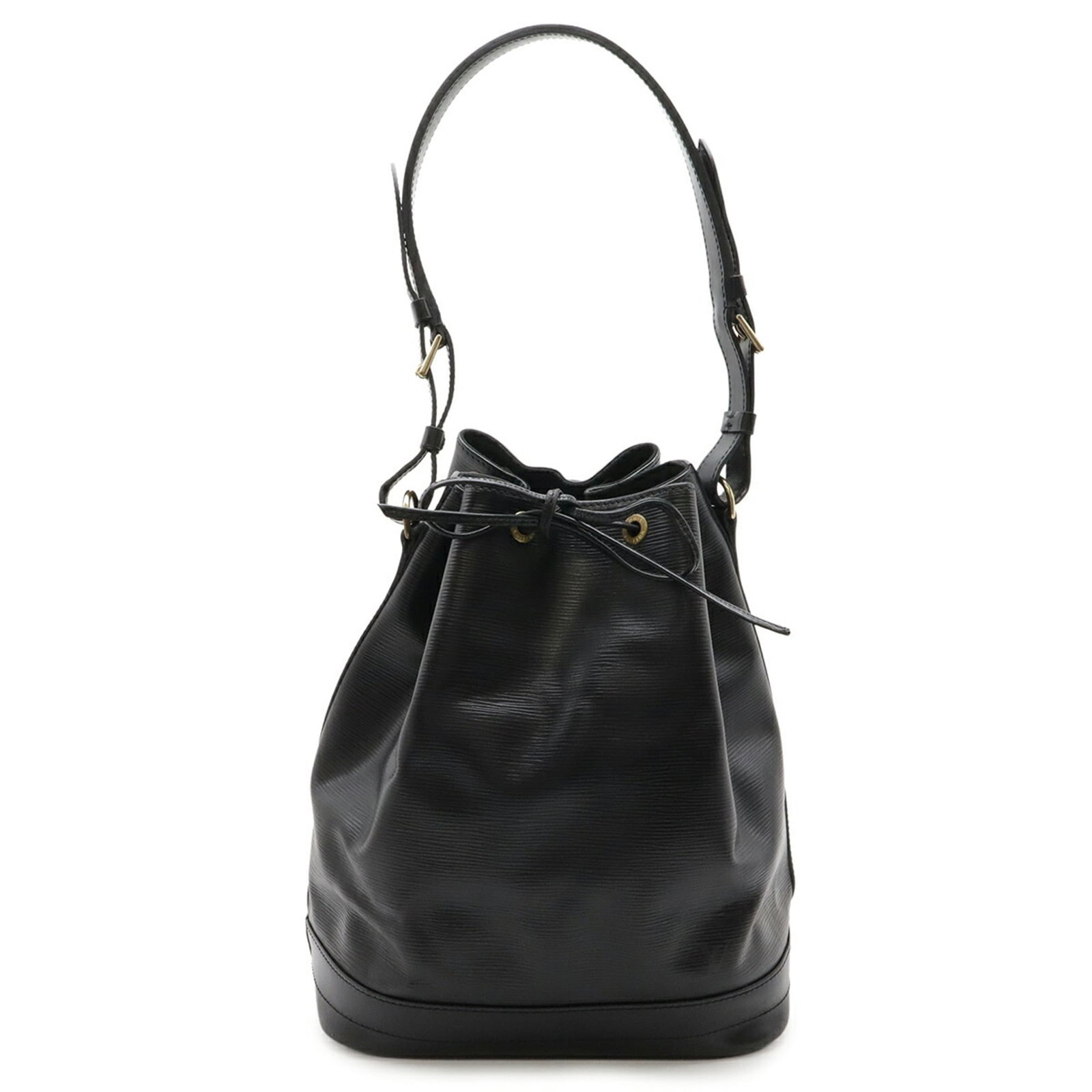 Louis Vuitton Shoulder Bag Epi Leather: Louis Vuitton Shoulder Bag Epi Leather Black Epi Leather Shoulder Bag from Louis Vuitton, featuring the iconic monogram pattern and durable construction. This pre-owned bag boasts a classic design