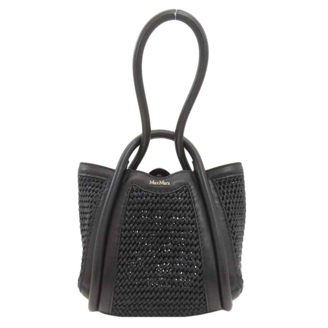 Marin Handbag Max Mara Leather: Marin Handbag Max Mara Leather Black Max Mara Leather Handbag. This black leather handbag from MAX MARA features high-quality materials and a classic design. With its sleek exterior, it's a timeless