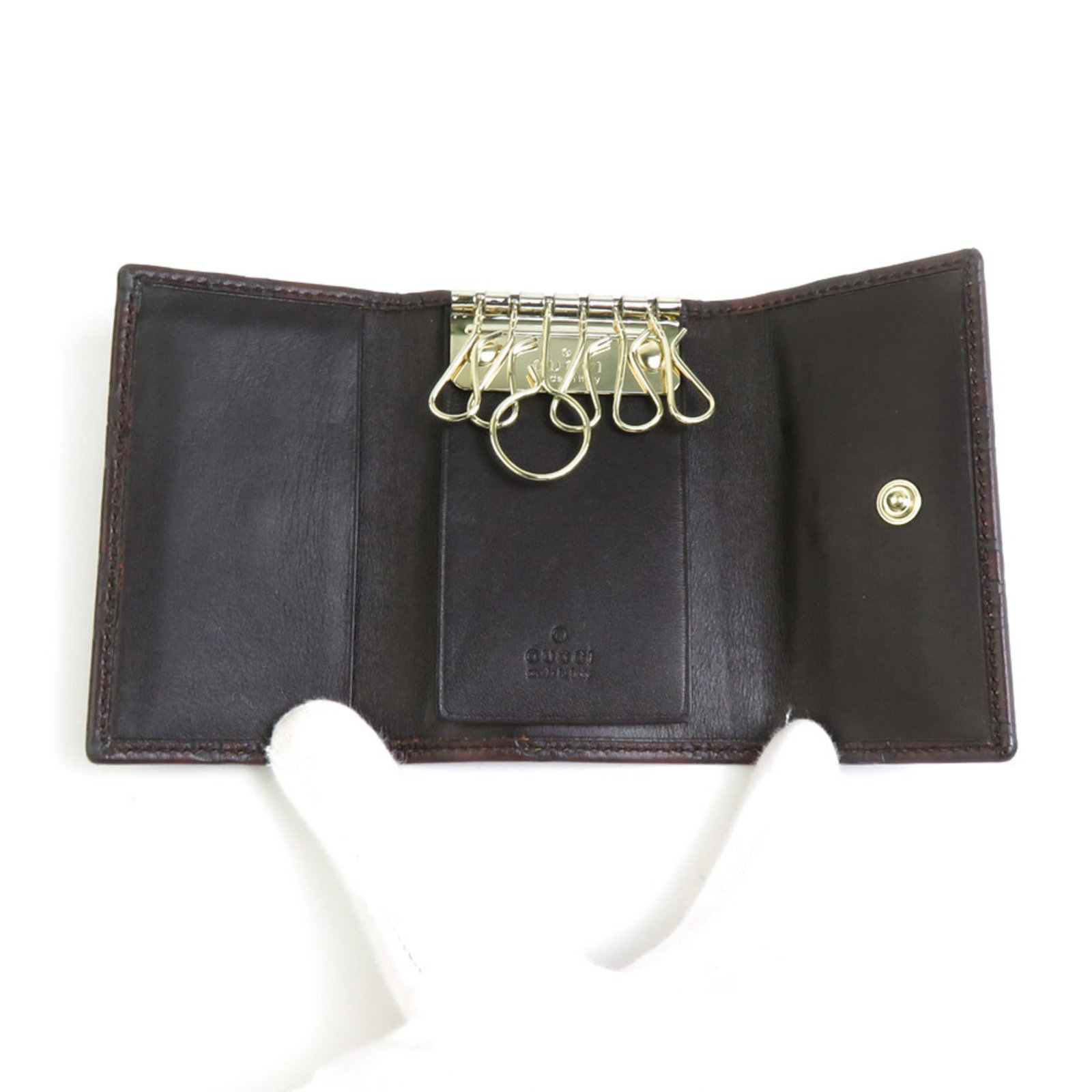 Leather Keycase Gucci - 3