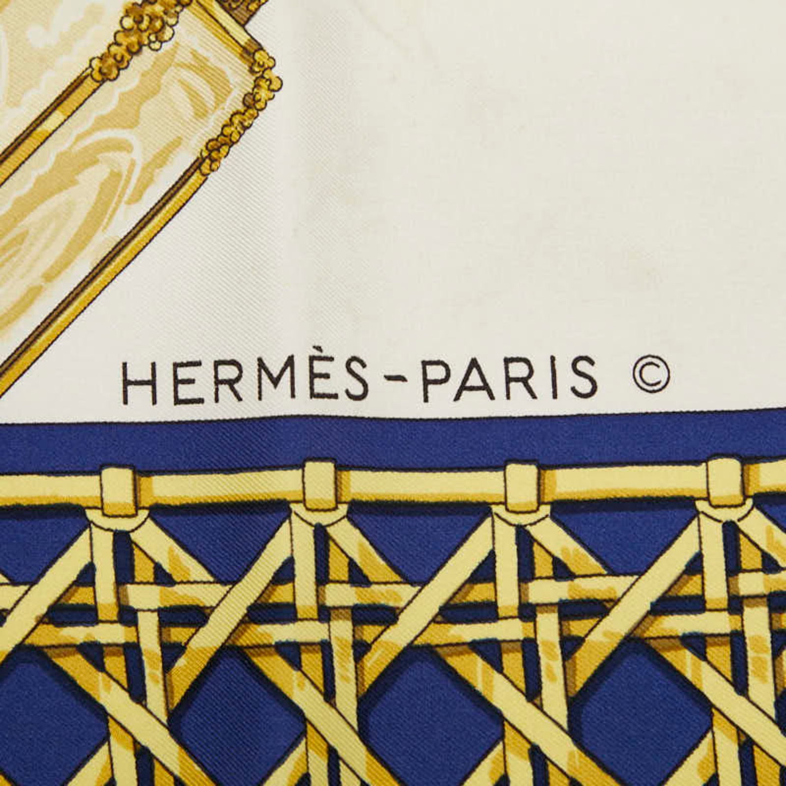 Silk Hermes Scarf - 5
