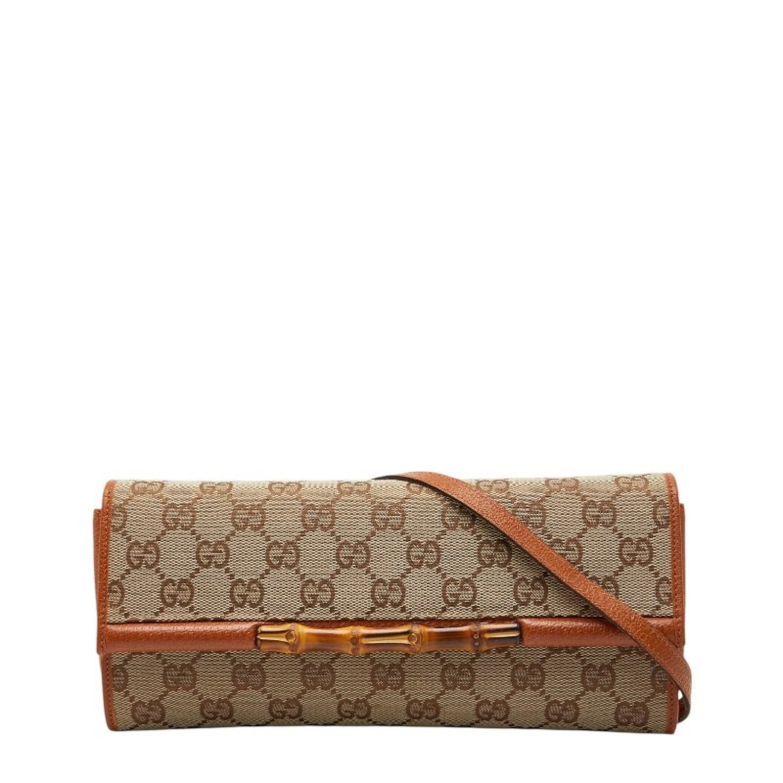 Gucci Shoulder Bag Gg Canvas Leather (1 of 10)