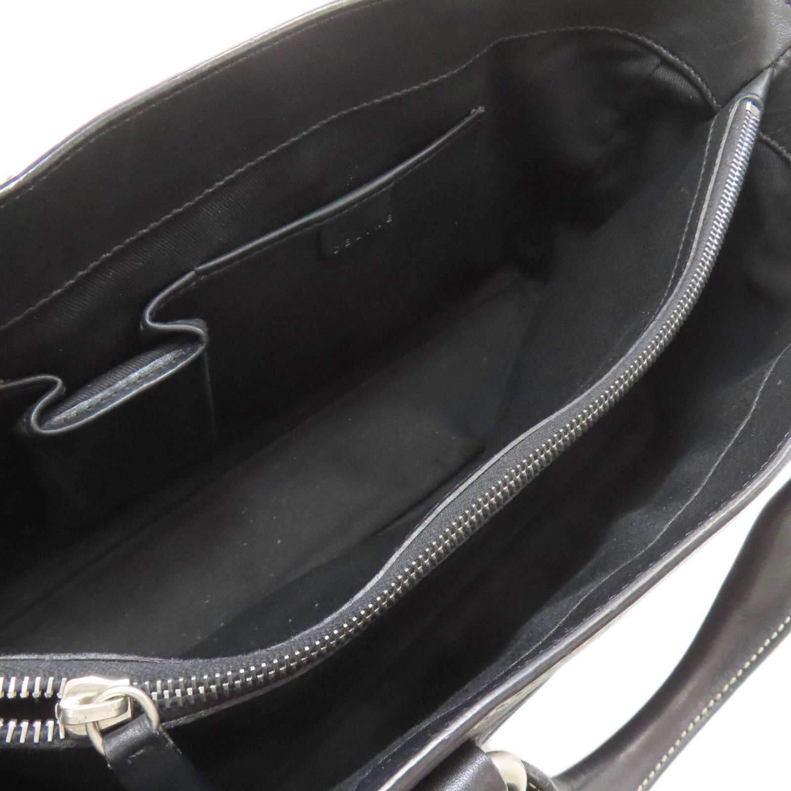 Handbag Leather Celine - 5