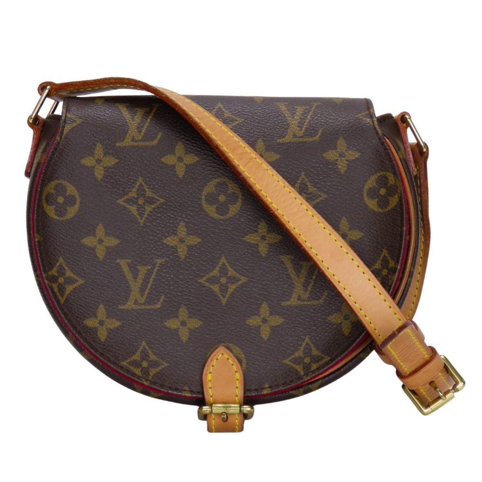 Shoulder Bag Monogram Leather Louis Vuitton: Shoulder Bag Monogram Leather Louis Vuitton Monogrammed leather Louis Vuitton shoulder bag in brown, featuring the iconic Vachetta leather and classic monogram pattern. Measuring 15cm x 18cm x 7.5cm,