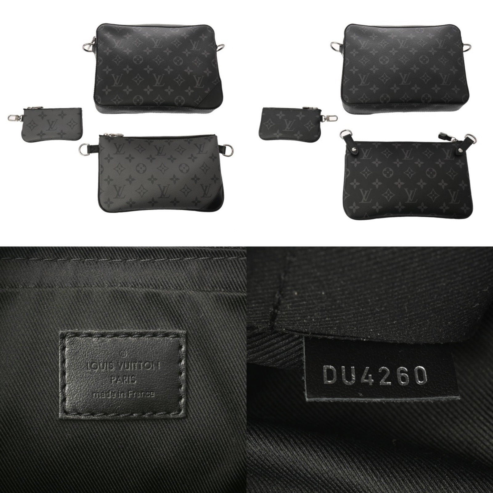 Shoulder bag monogram Louis Vuitton eclipse - 11