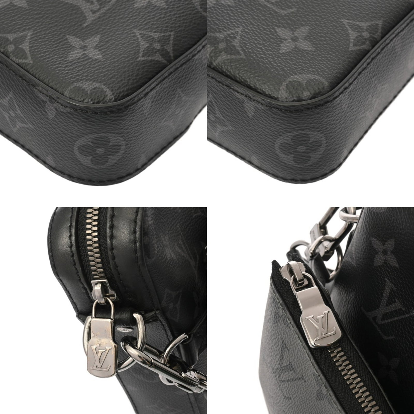 Shoulder bag monogram Louis Vuitton eclipse - 9