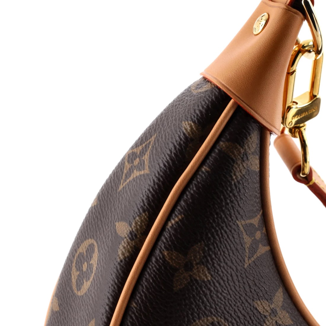 Handbag canvas monogram Louis Vuitton loop - 6