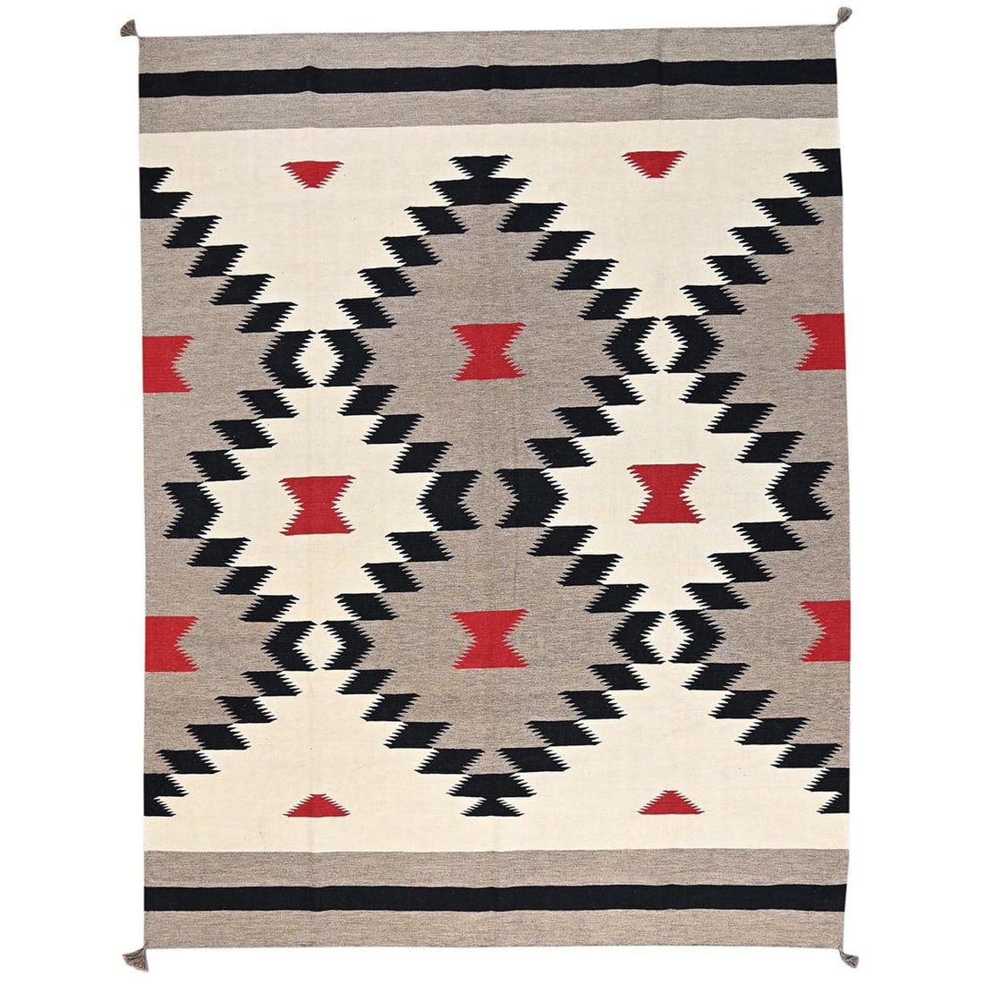 9'1"x12' Ivory-Brown Flat Weave Southwest Geometric Design Hand Woven Wool: 9'1"x12' Ivory-Brown Flat Weave Southwest Geometric Design Hand Woven Wool Handwoven in Afghanistan, this stunning 9'1"x12' Ivory-Brown Flat Weave Southwest Geometric Design Hand Woven Wool rug