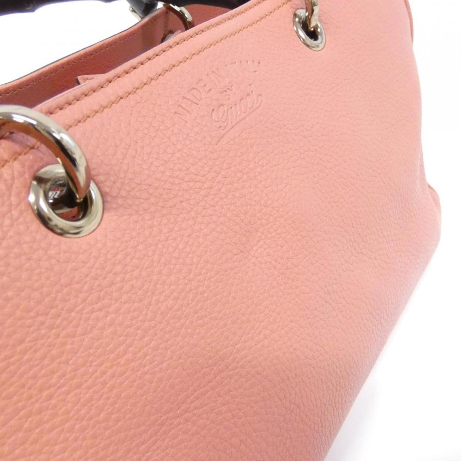 Handbag Leather Gucci - 5