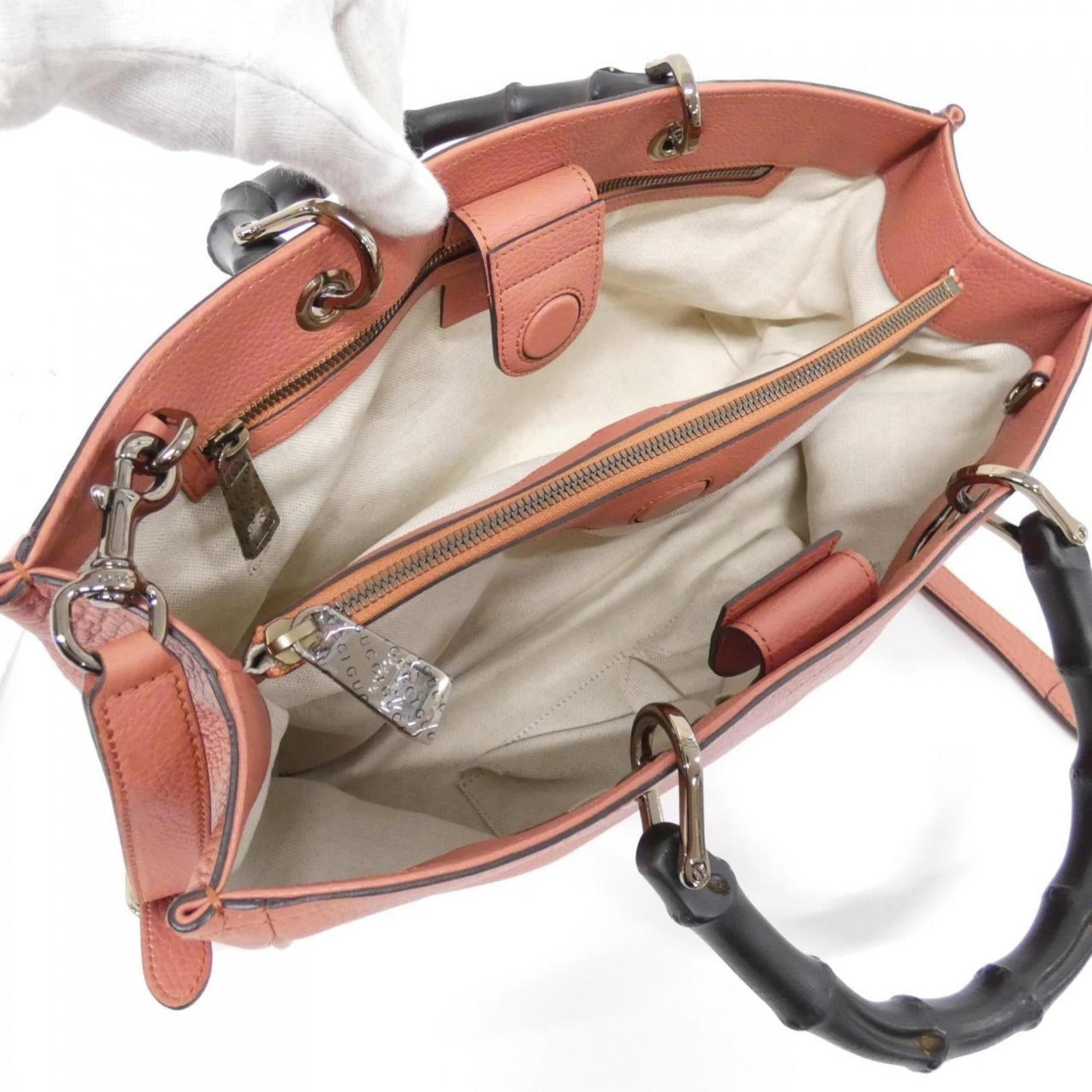 Handbag Leather Gucci - 9