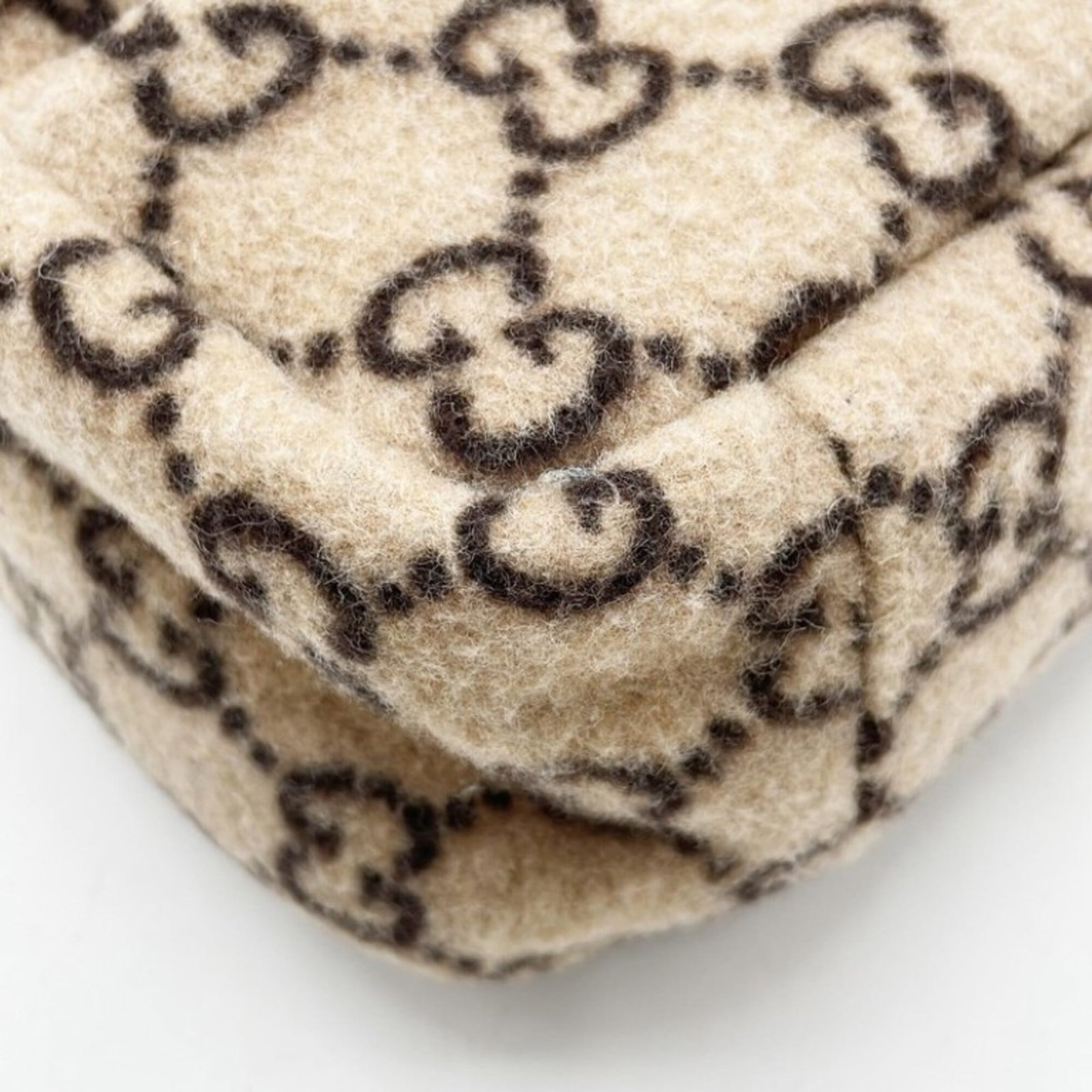 Gucci Handbag Wool Leather - 4