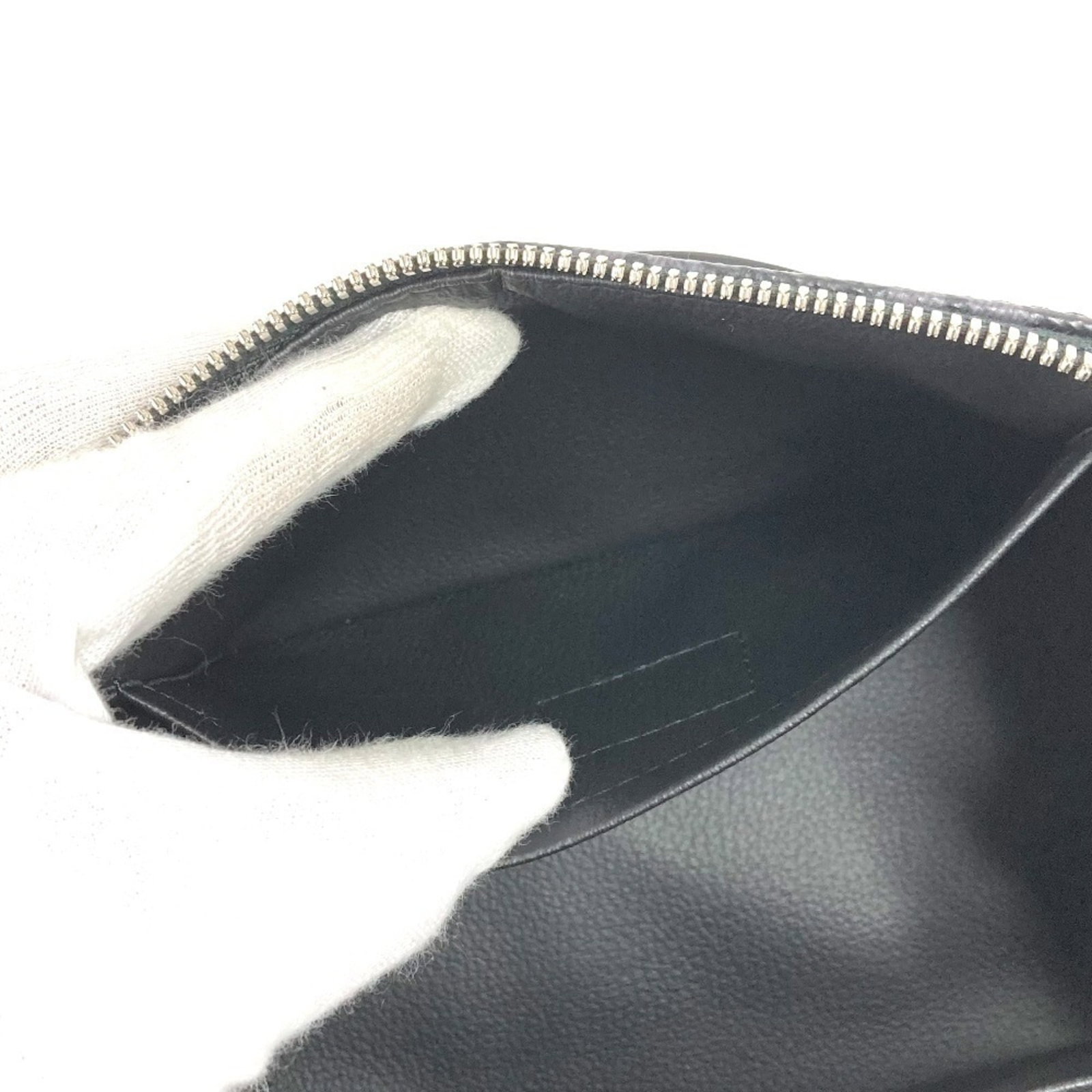 Louis Vuitton Clutch Bag Handbag Pouch Monogram Eclipse - 12