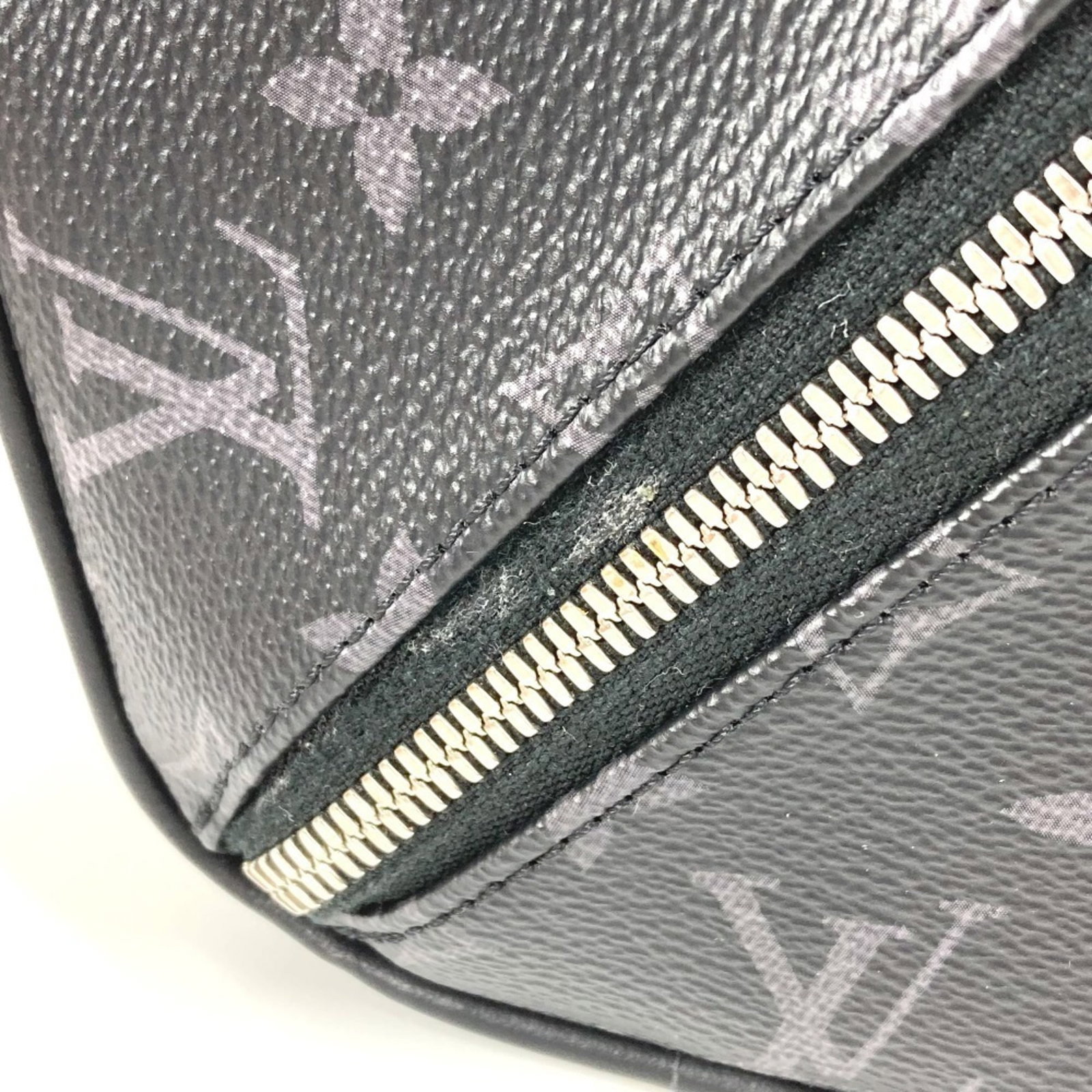 Louis Vuitton Clutch Bag Handbag Pouch Monogram Eclipse - 9