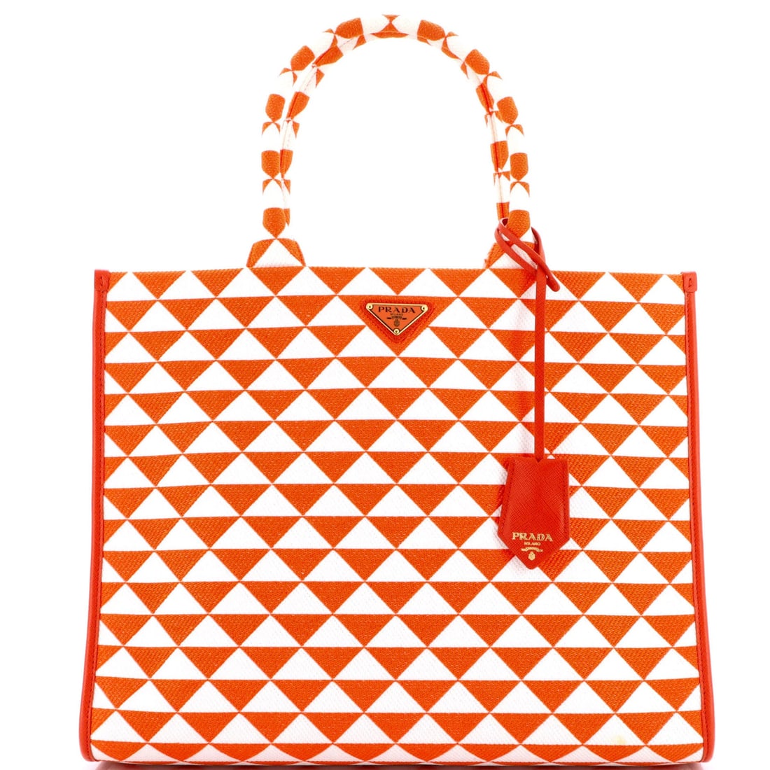 Jacquard shopper tote from Prada Symbole (1 of 6)