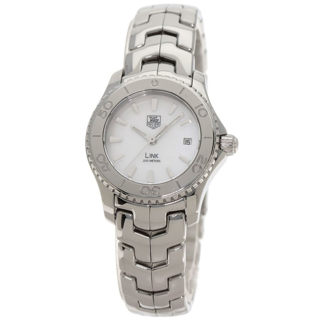 Tag Heuer Link Watches Wj1313 Stainless Steel/ Stainless Steel: Tag Heuer Link Watches Wj1313 Stainless Steel/ Stainless Steel Stainless steel construction provides durability and a sleek, silver finish. This TAG HEUER Link Watch features an analog display and qua