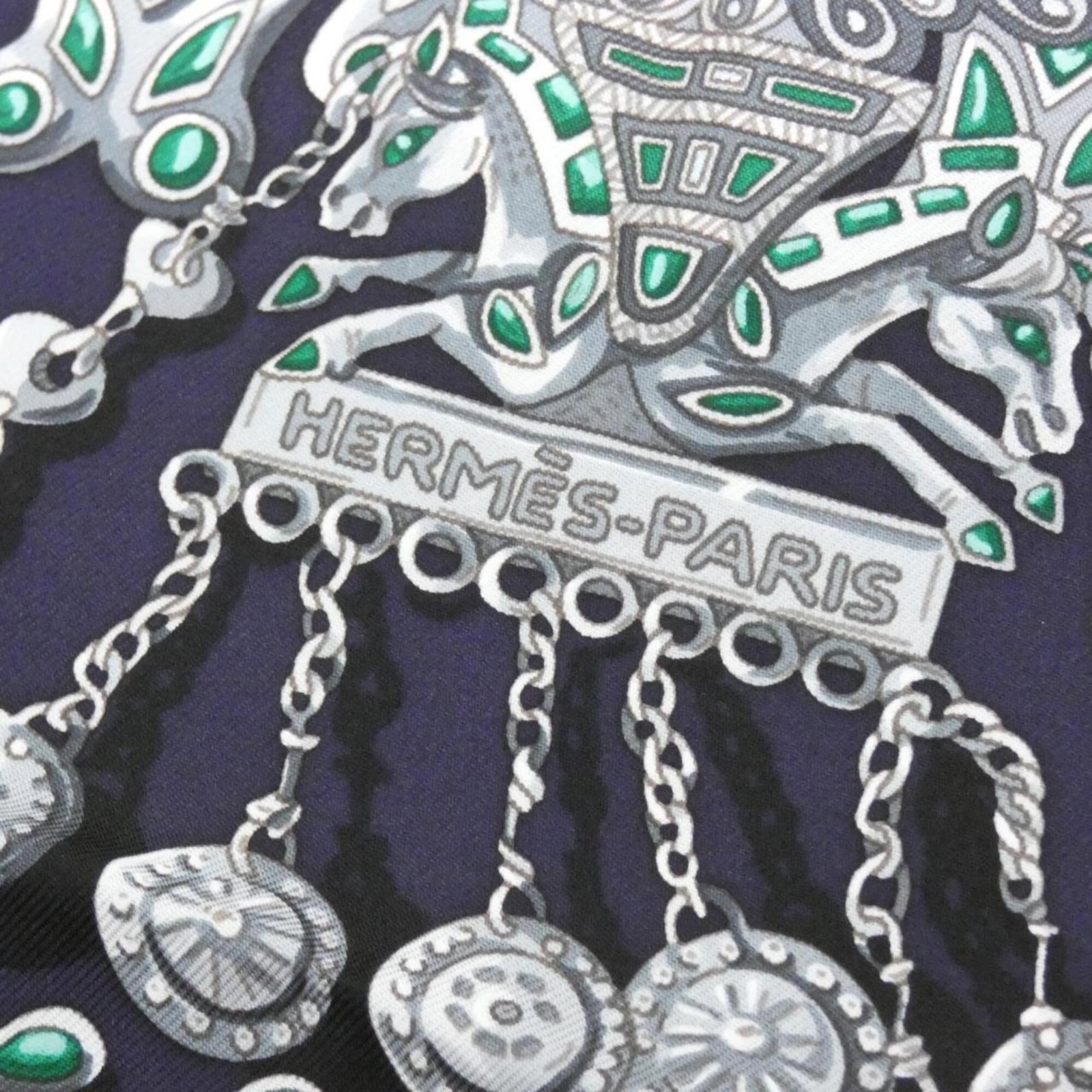 Silk Hermes Scarf - 2