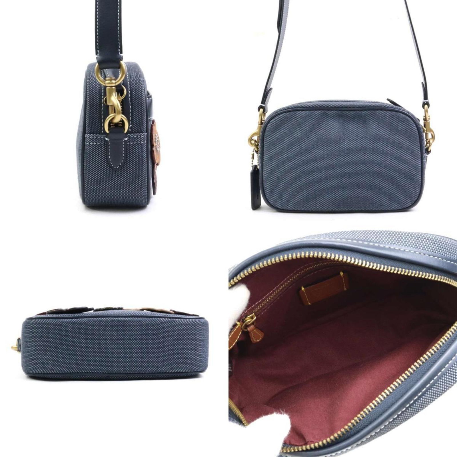 Shoulder Bag Canvas Leather - 2