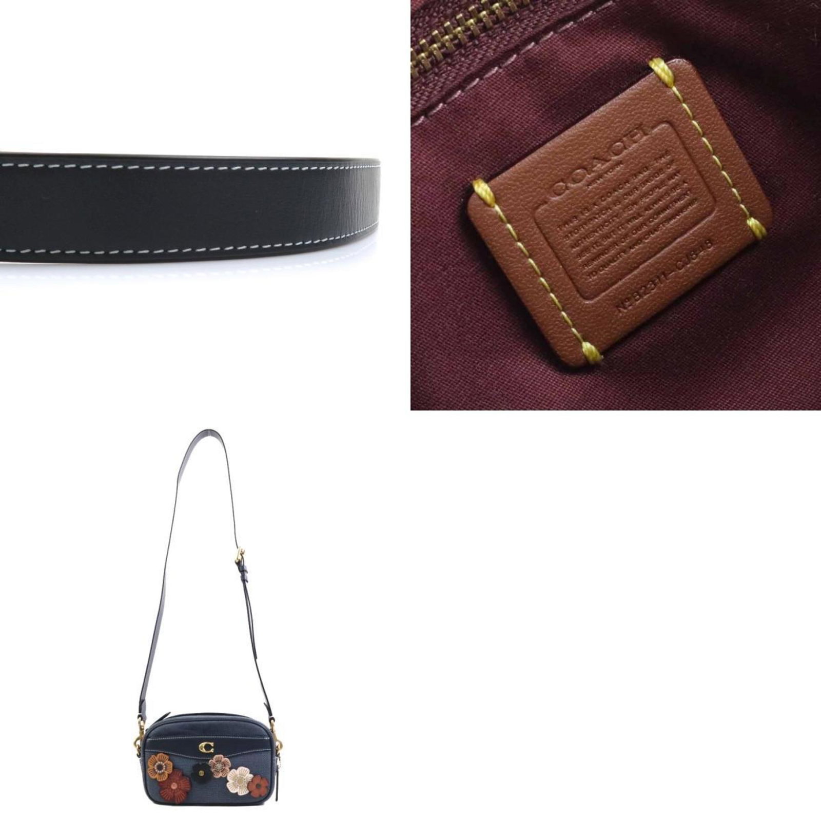 Shoulder Bag Canvas Leather - 5