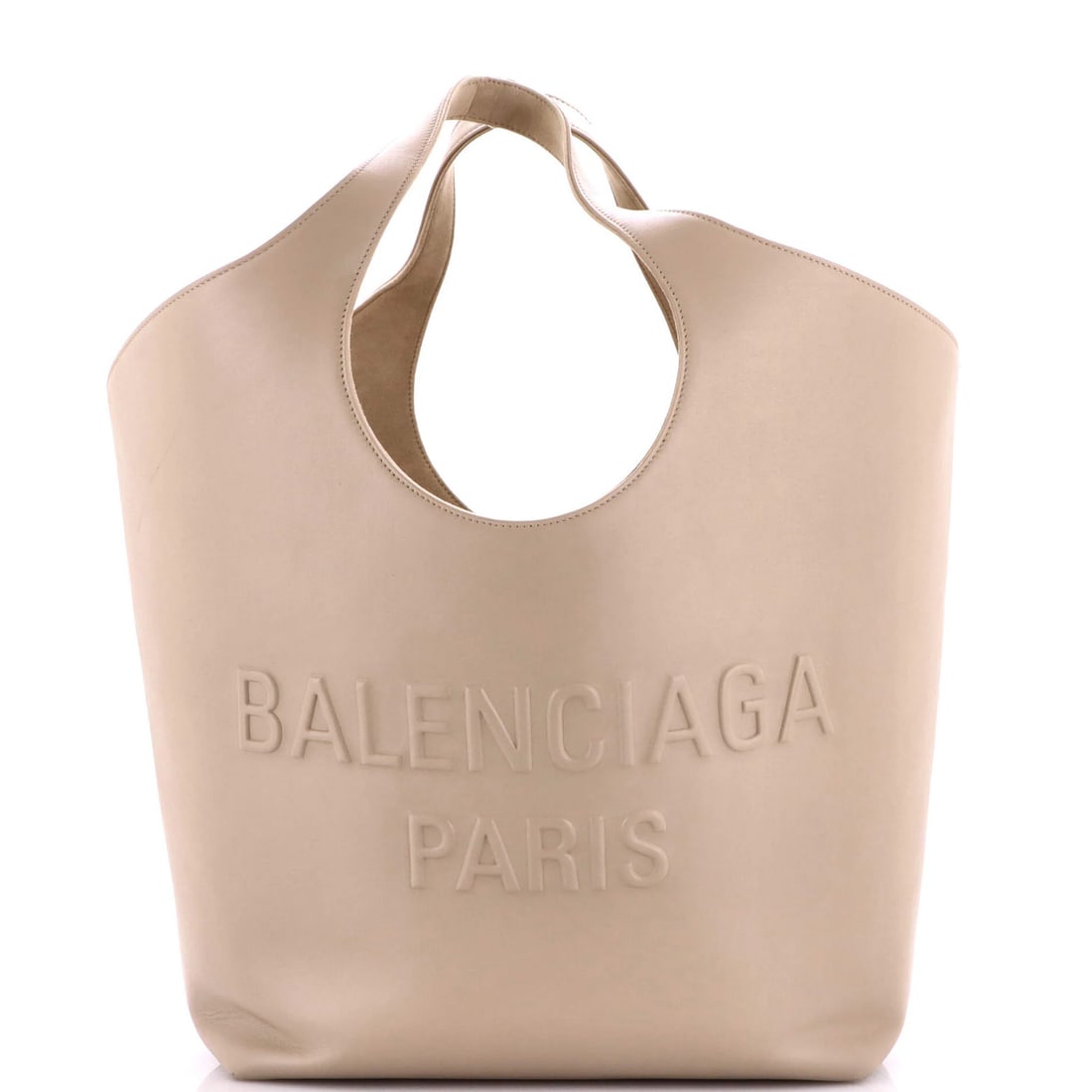 Balenciaga Mary Kate Tote Leather Medium: Balenciaga Mary Kate Tote Leather Medium Balenciaga Mary Kate Tote Leather Medium, a neutral-toned medium-sized tote with a classic design. This leather bag features silver hardware and microfiber