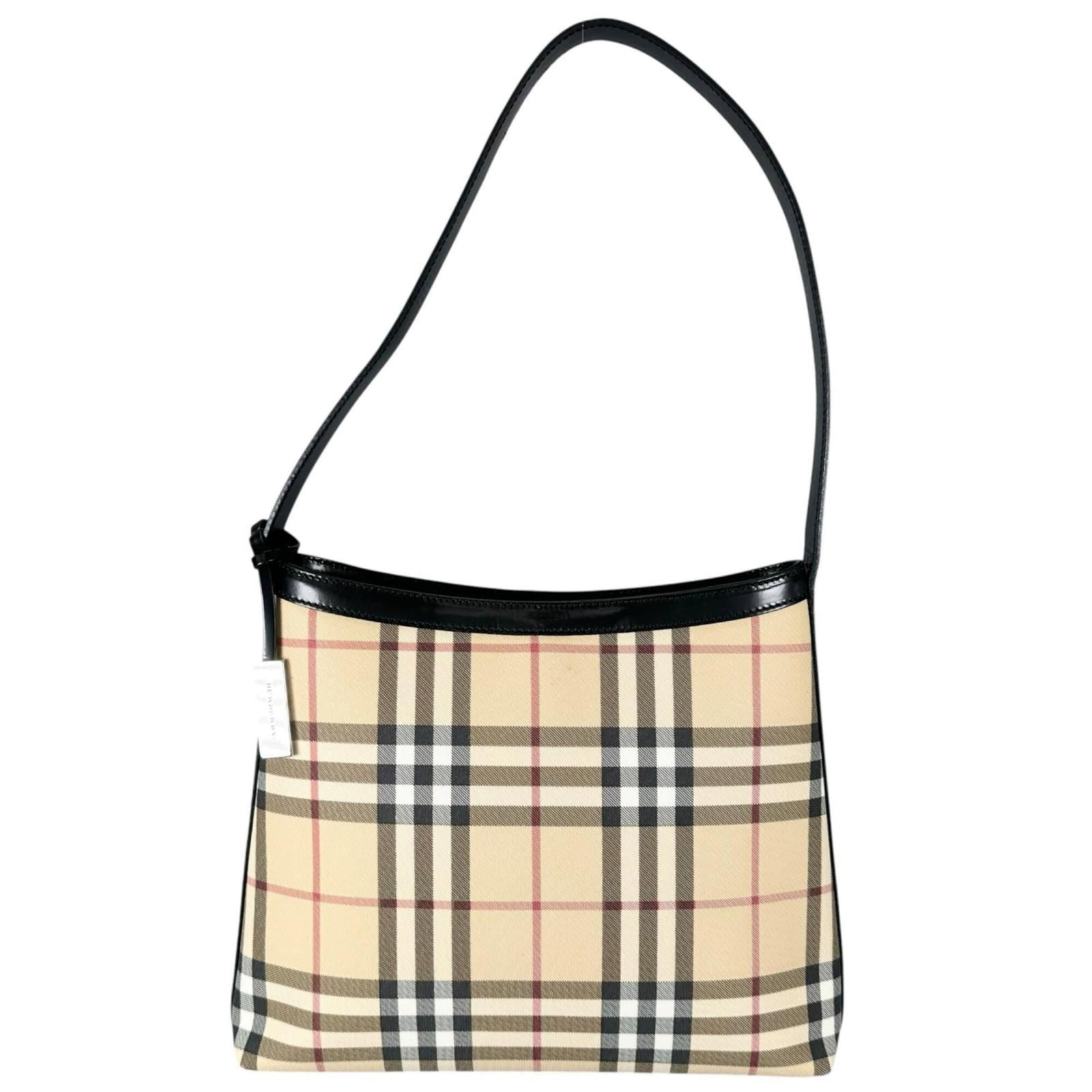 Shoulder Bag Leather Burberry (1 of 15)