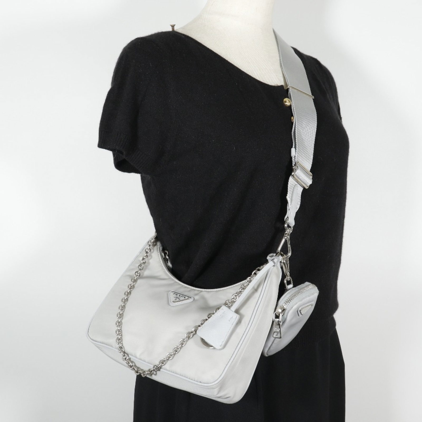 Nylon Shoulder Bag by Prada - 10
