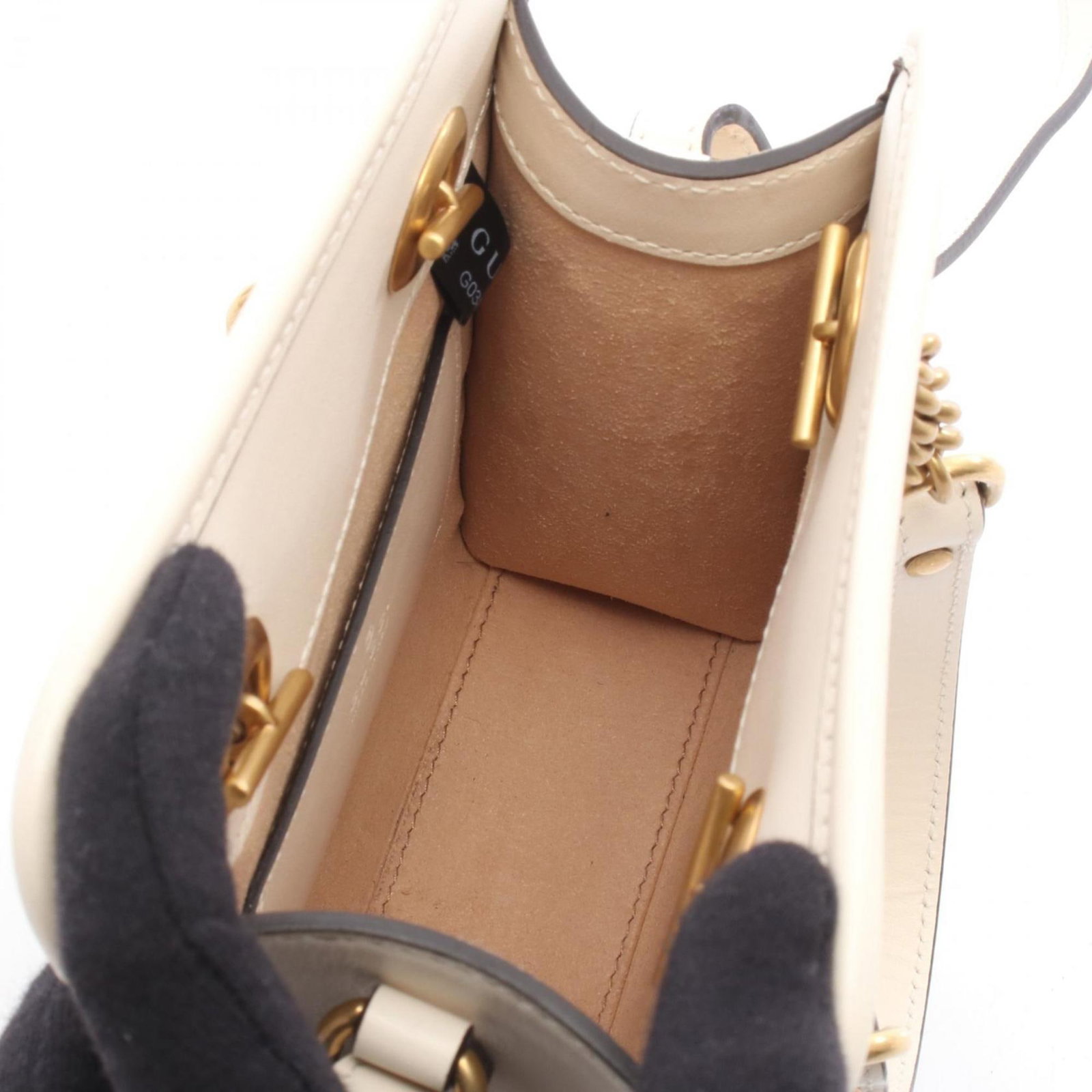 Handbag Leather Gucci - 3
