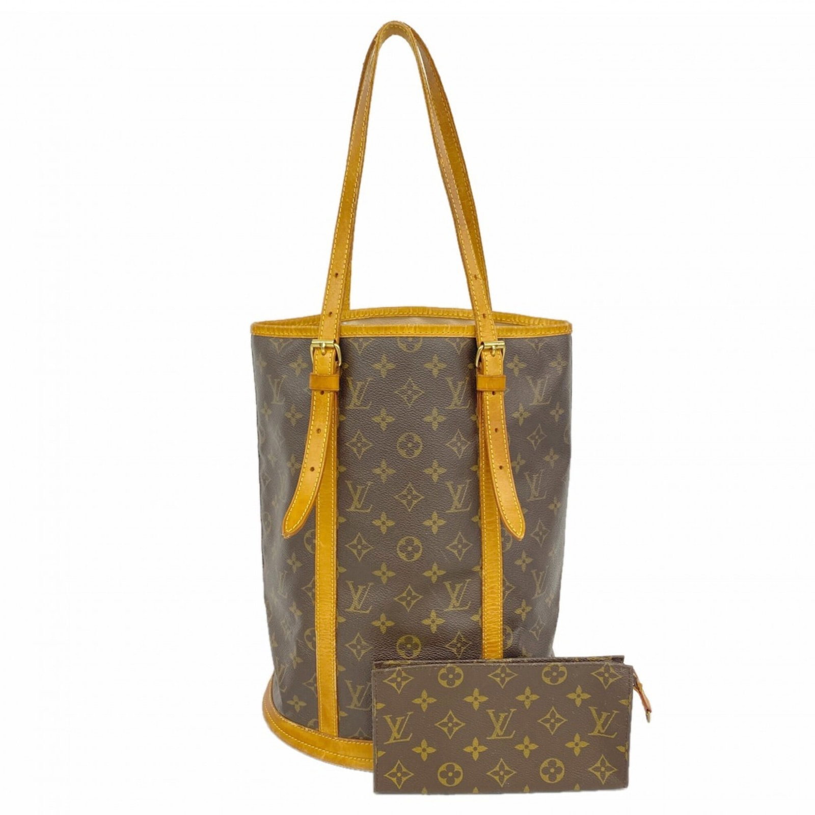 Vuitton Louis Tote Bag: Vuitton Louis Tote Bag Brown Louis Vuitton tote bag with traces of usage, scratches and dirt. Made from high-quality materials, this classic design measures 36cm x 27.5cm x 20cm. Used in good
