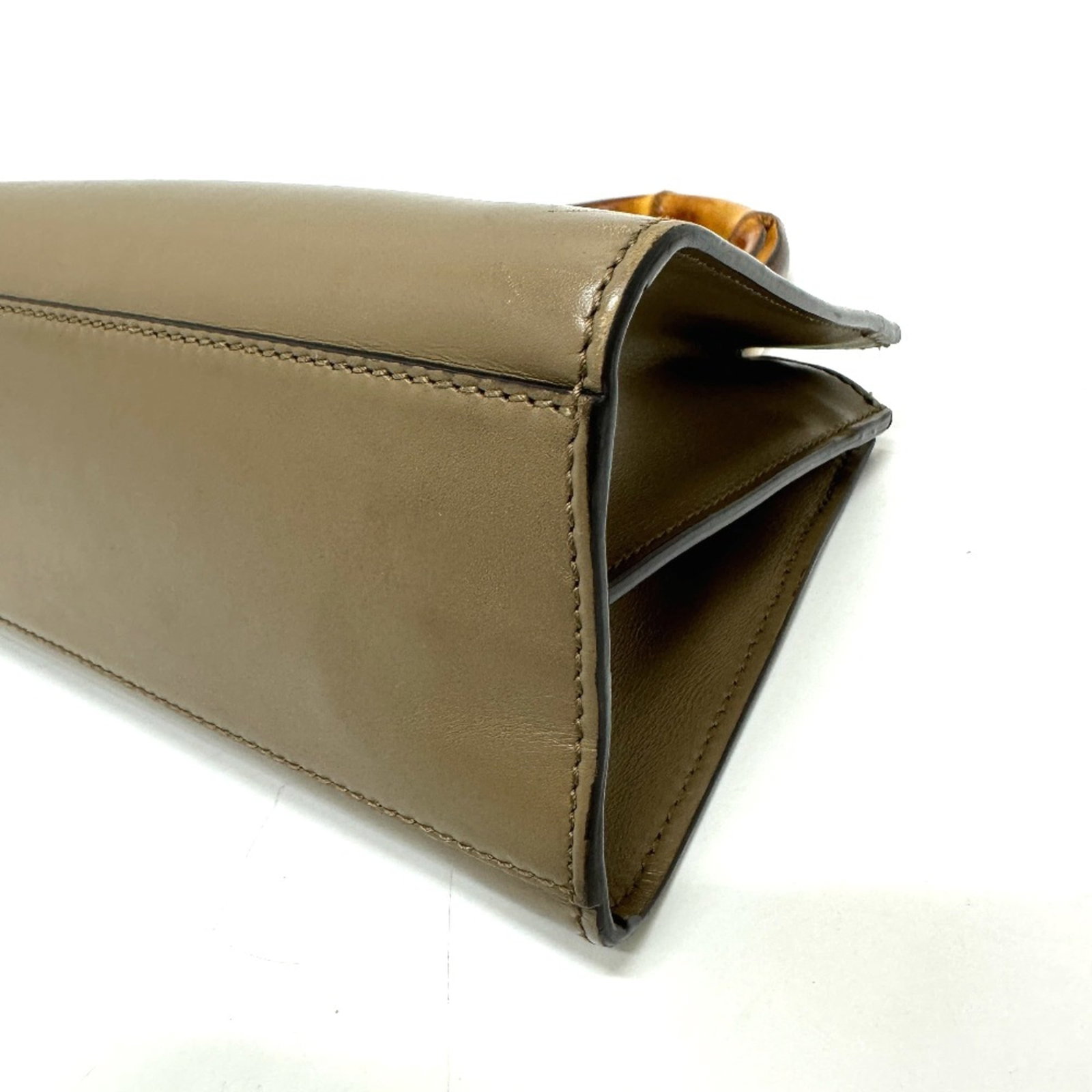 Handbag Leather Gucci - 4