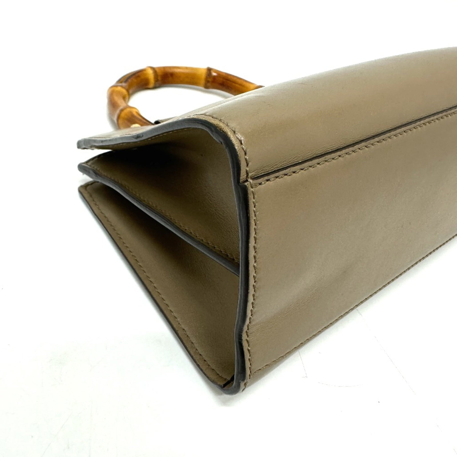 Handbag Leather Gucci - 5
