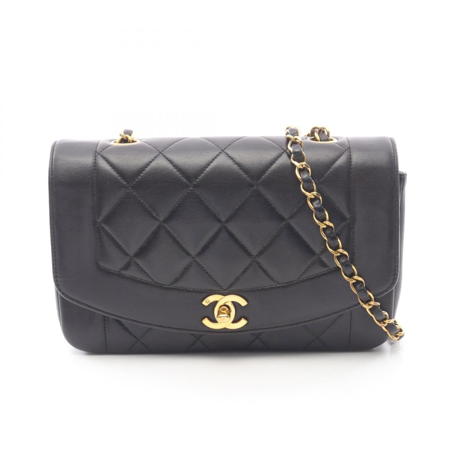 Handbag Leather Shoulder Bag Chanel: Handbag Leather Shoulder Bag Chanel Black lambskin leather shoulder bag from Chanel, featuring a classic design with clean lines and subtle detailing. The bag has some minor scratches and dirt, but re