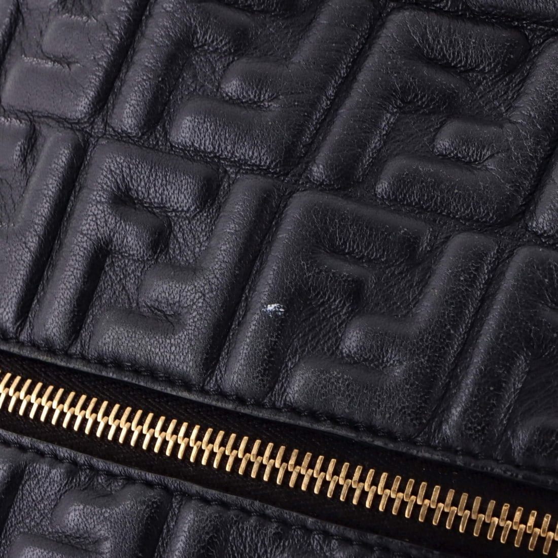 Fendi Zucca Embossed Leather Backpack Mini By - 6