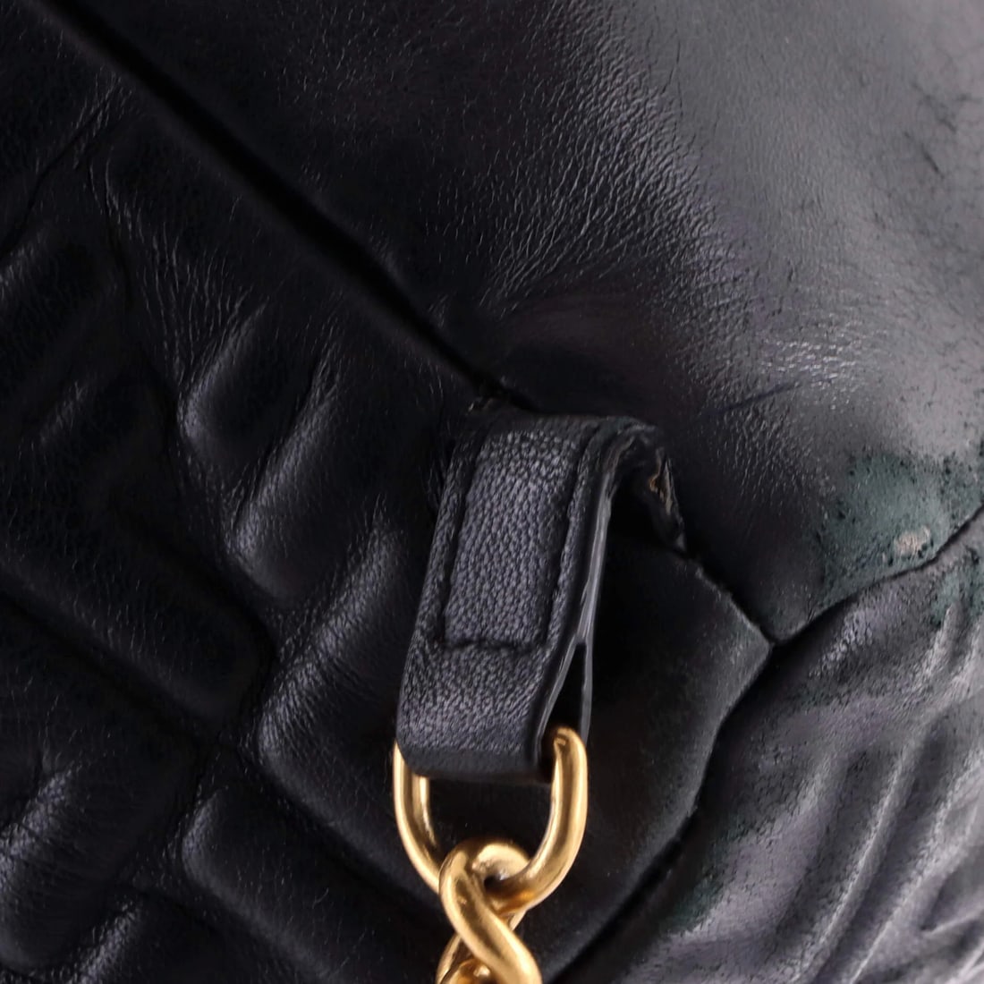 Fendi Zucca Embossed Leather Backpack Mini By - 8