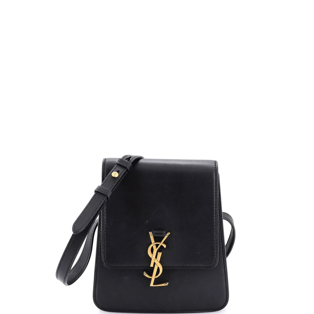 Saint Laurent Leather Satchel South North Flap Kaia: Saint Laurent Leather Satchel South North Flap Kaia Heavy scuffs throughout and creases on the handles/straps, this Saint Laurent Leather Satchel South North Flap Kaia boasts a classic design with a