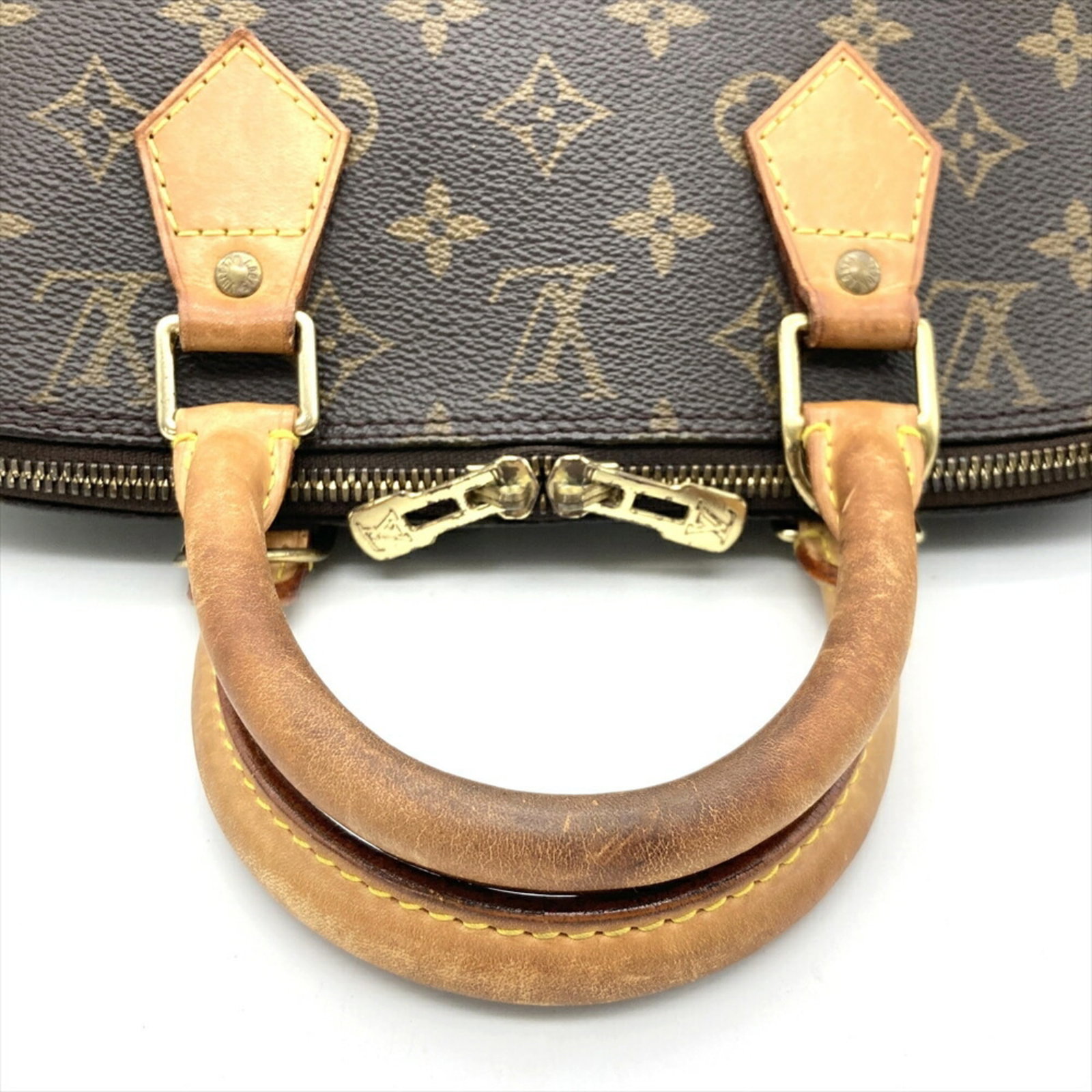 Canvas monogram handbag Vuitton Louis - 10