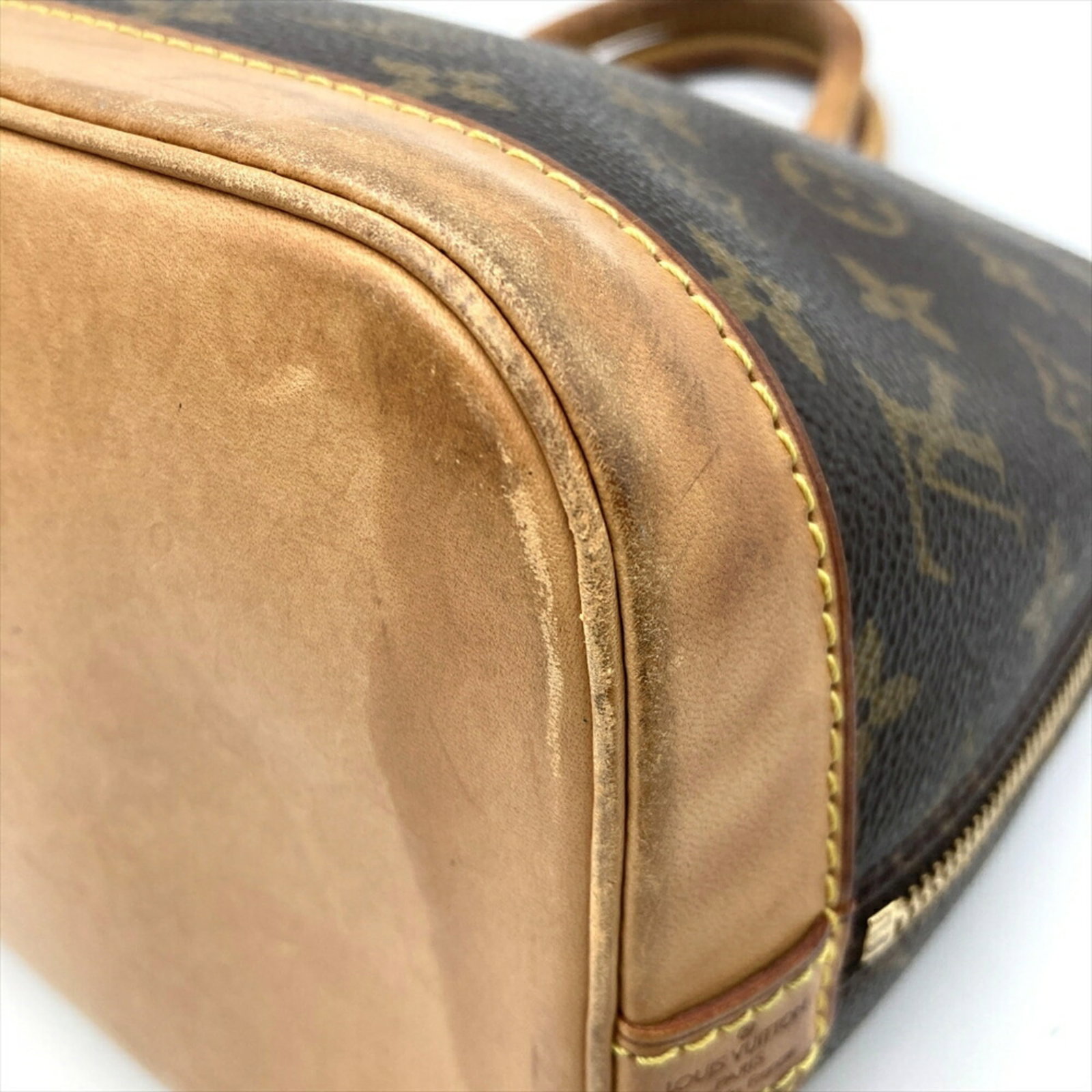 Canvas monogram handbag Vuitton Louis - 11