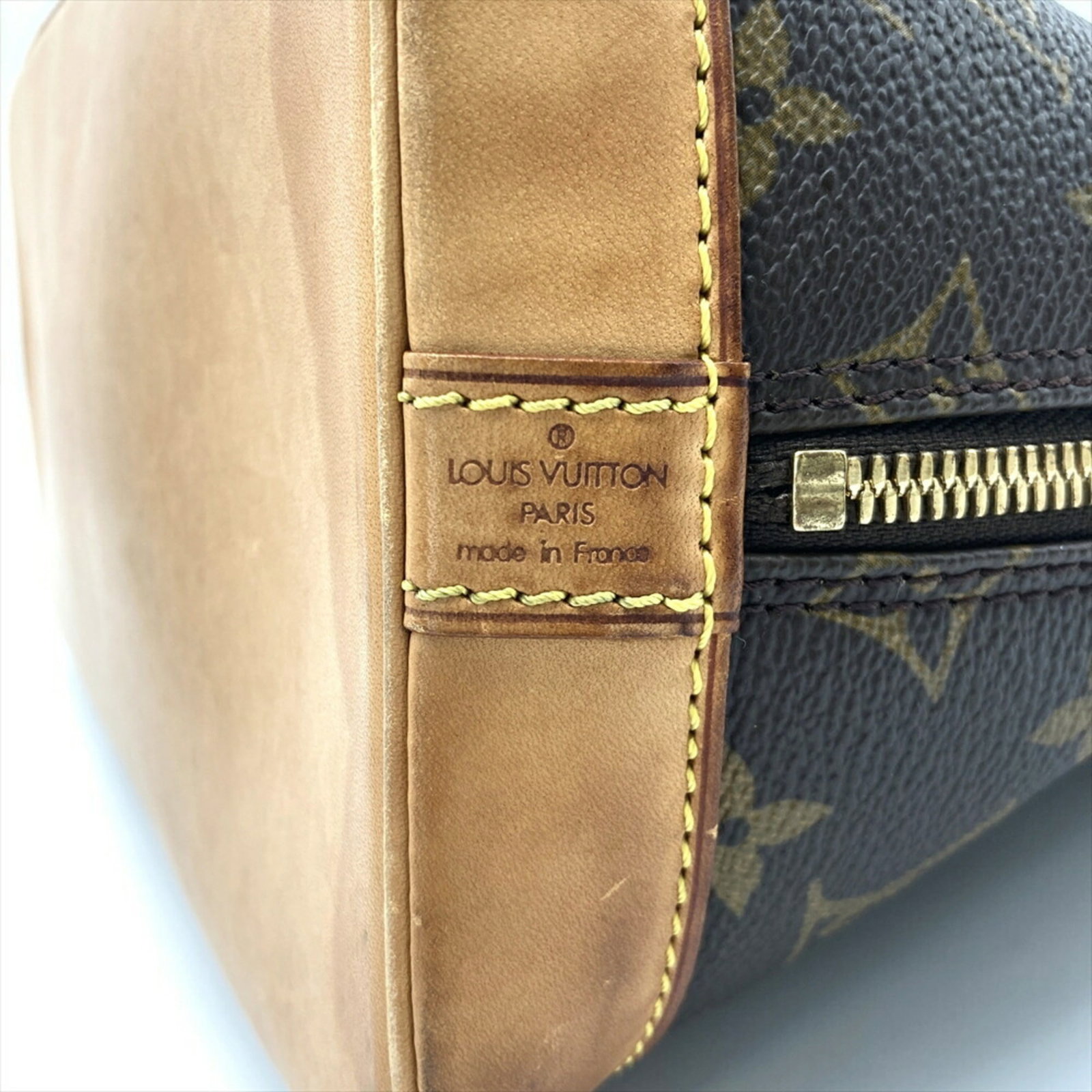 Canvas monogram handbag Vuitton Louis - 5