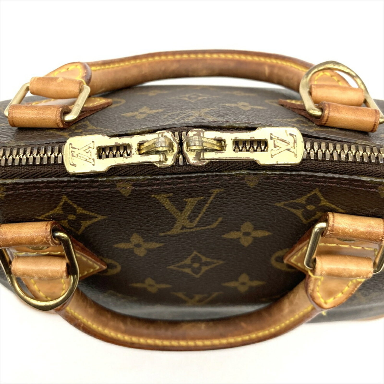 Canvas monogram handbag Vuitton Louis - 6