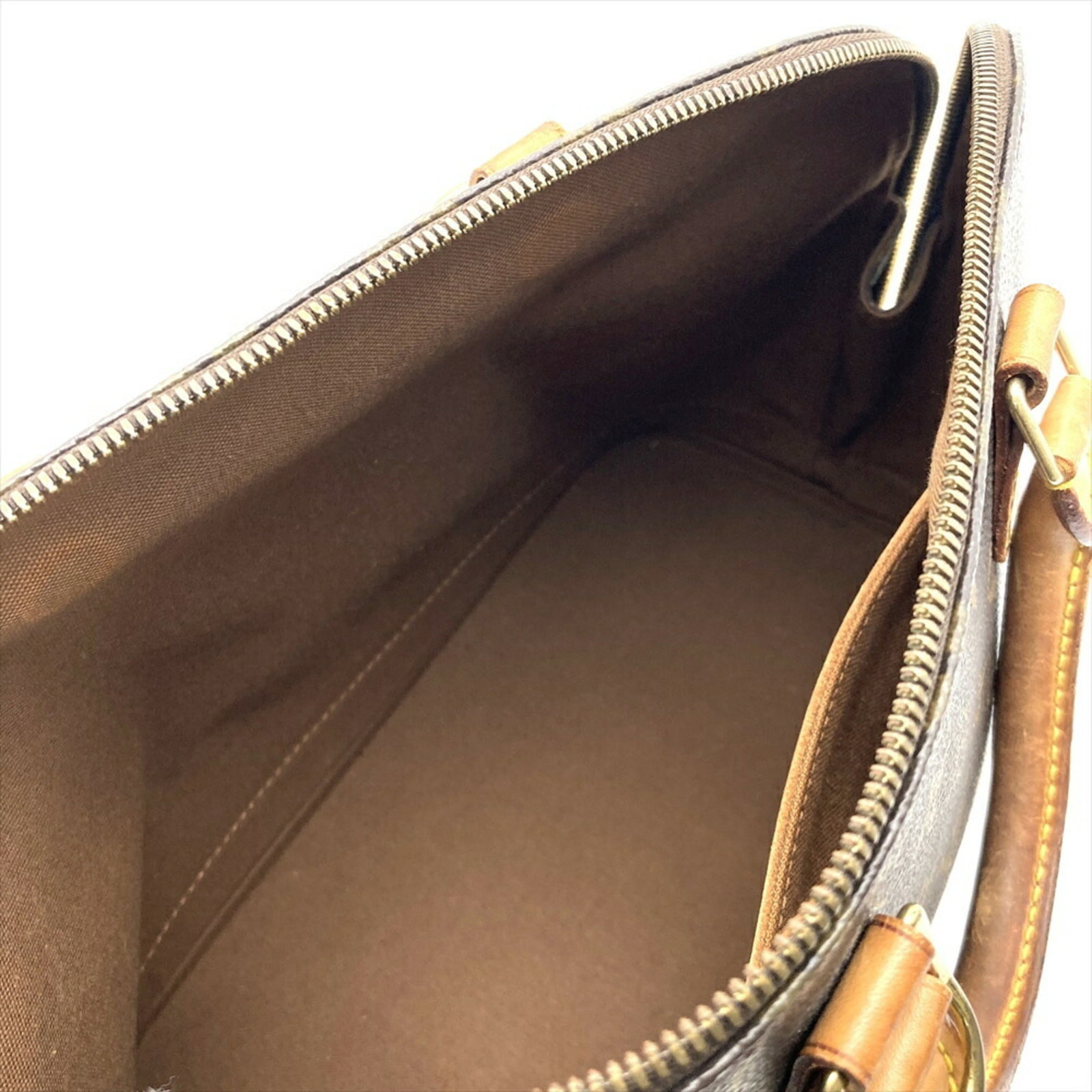 Canvas monogram handbag Vuitton Louis - 8
