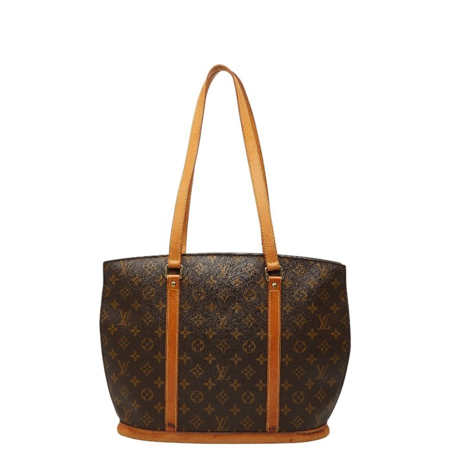 PVC Leather Louis Vuitton Tote Bag: PVC Leather Louis Vuitton Tote Bag PVC Leather Louis Vuitton Tote Bag in Brown, with a classic design and durable construction. Measuring 31cm x 40cm x 11cm, it features a distinctive look that's