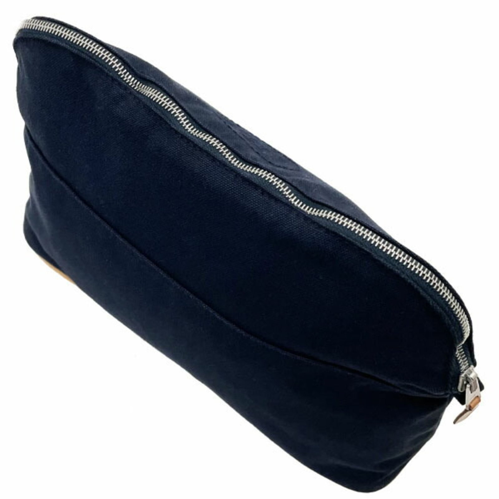 Cotton Leather Pouch Hermes - 4