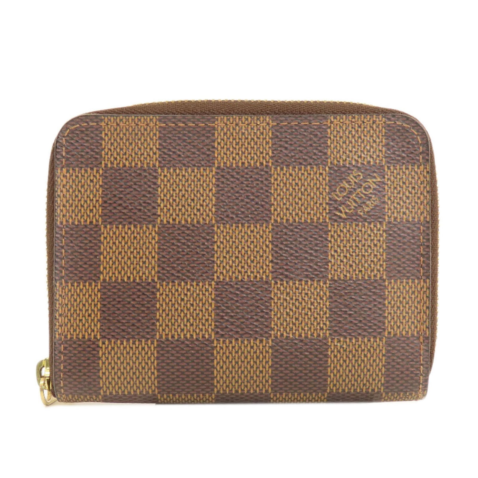 Louis Vuitton Coin Purse/ Coin Case Damier Canvas: Louis Vuitton Coin Purse/ Coin Case Damier Canvas Damier Canvas, Ebene. This Louis Vuitton Coin Purse features the iconic Damier pattern and Ebene leather trim, a classic combination that exudes timel