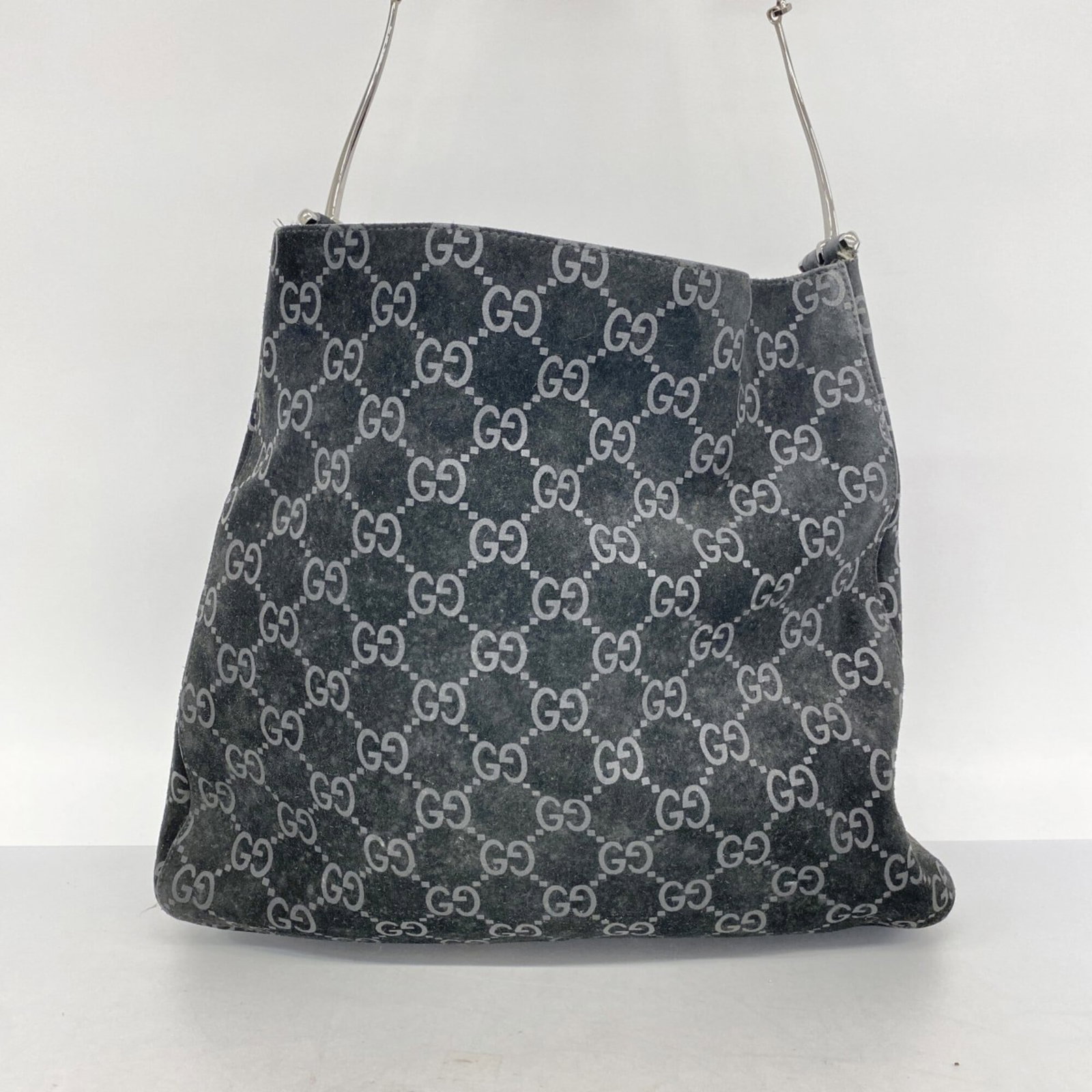 Shoulder Bag Suede Gucci - 10