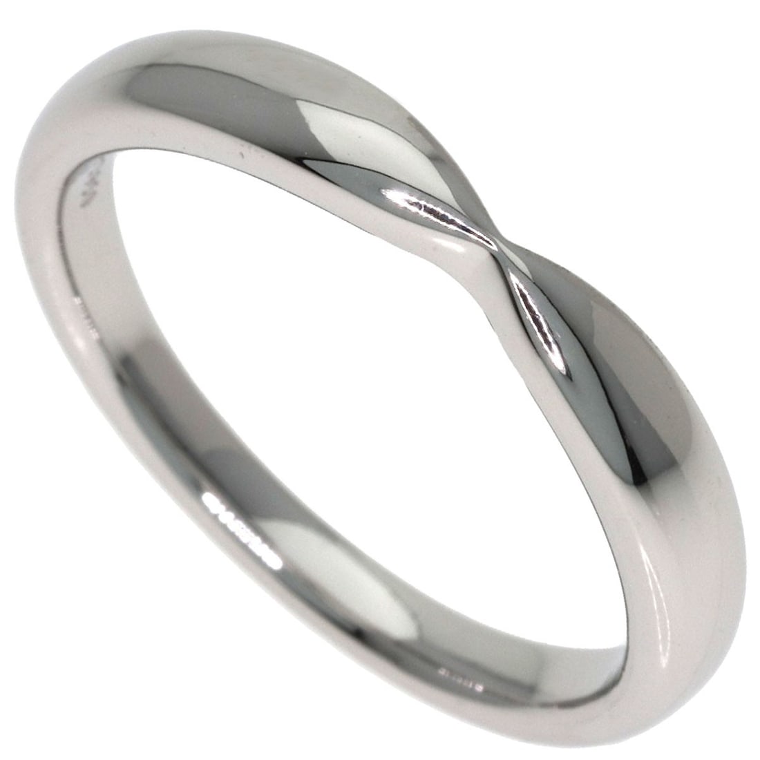 Harmony Platinum Wedding Ring Tiffany&Co: Harmony Platinum Wedding Ring Tiffany&Co Item Specifics: Brand: TIFFANY&Co. Style: Ring Material: Platinum PT950 Color: Silver Metal: PT950 Ring Size: 5(US) Main Stone: No stone Type: Ring Exterior Co