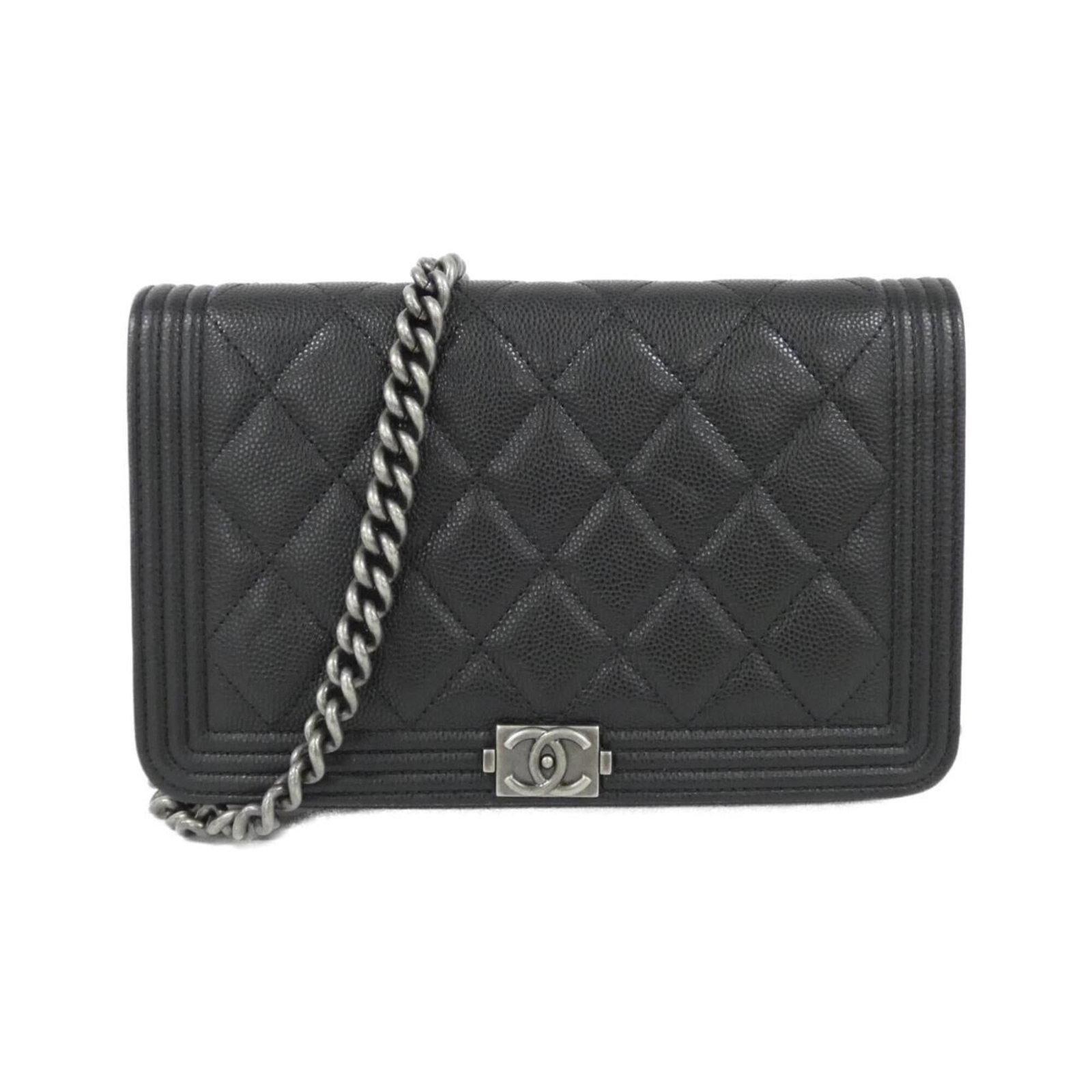 Chain Wallet Grained Calfskin By Chanel (1 of 10)