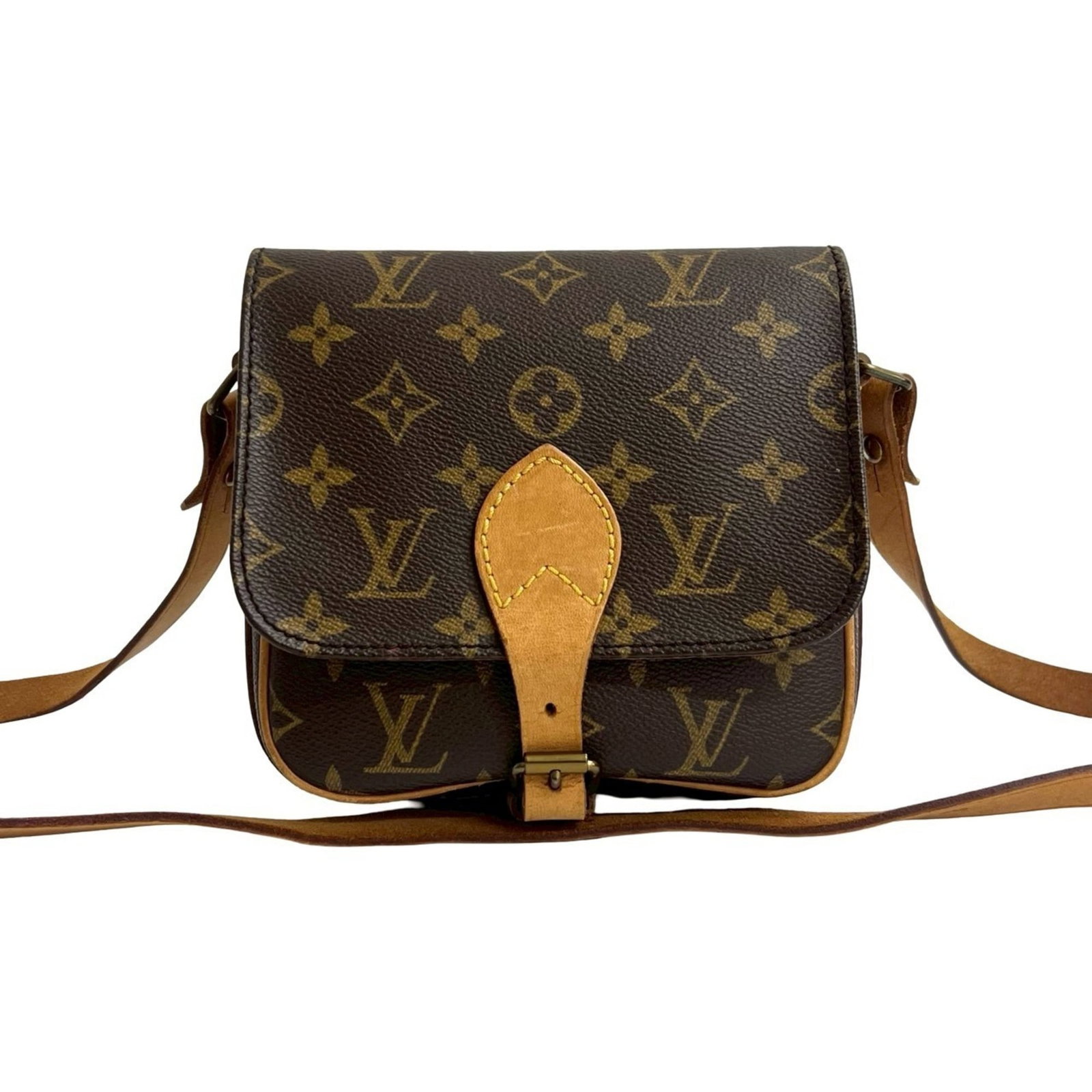 Pochette Leather Pvc Shoulder Bag Louis Vuitton: Pochette Leather Pvc Shoulder Bag Louis Vuitton Brown Pochette Leather Pvc Shoulder Bag, 16cm x 16cm x 5cm. This used Louis Vuitton shoulder bag features a combination of leather and Pvc materials in 