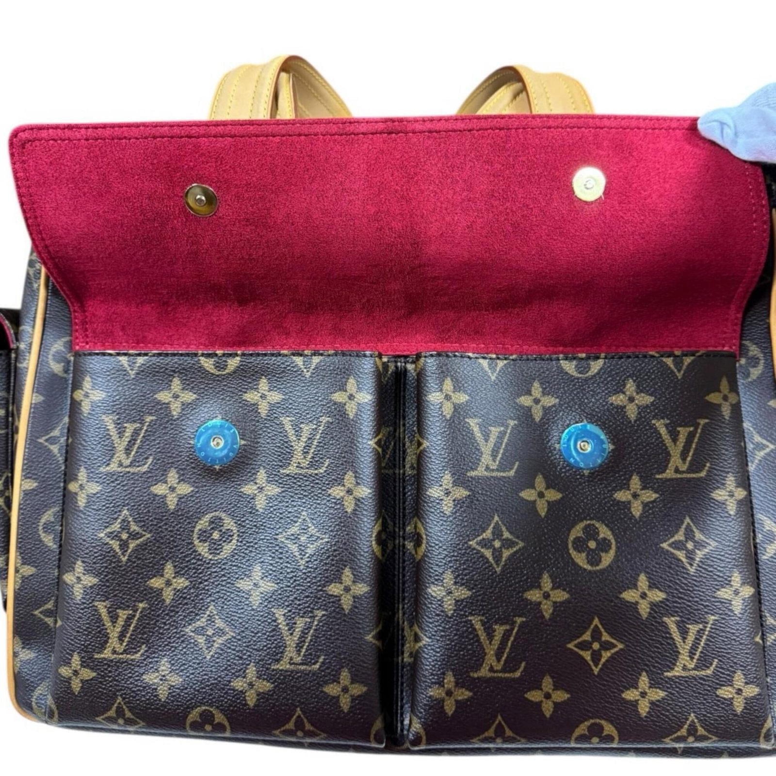 Canvas monogram handbag Vuitton Louis - 10