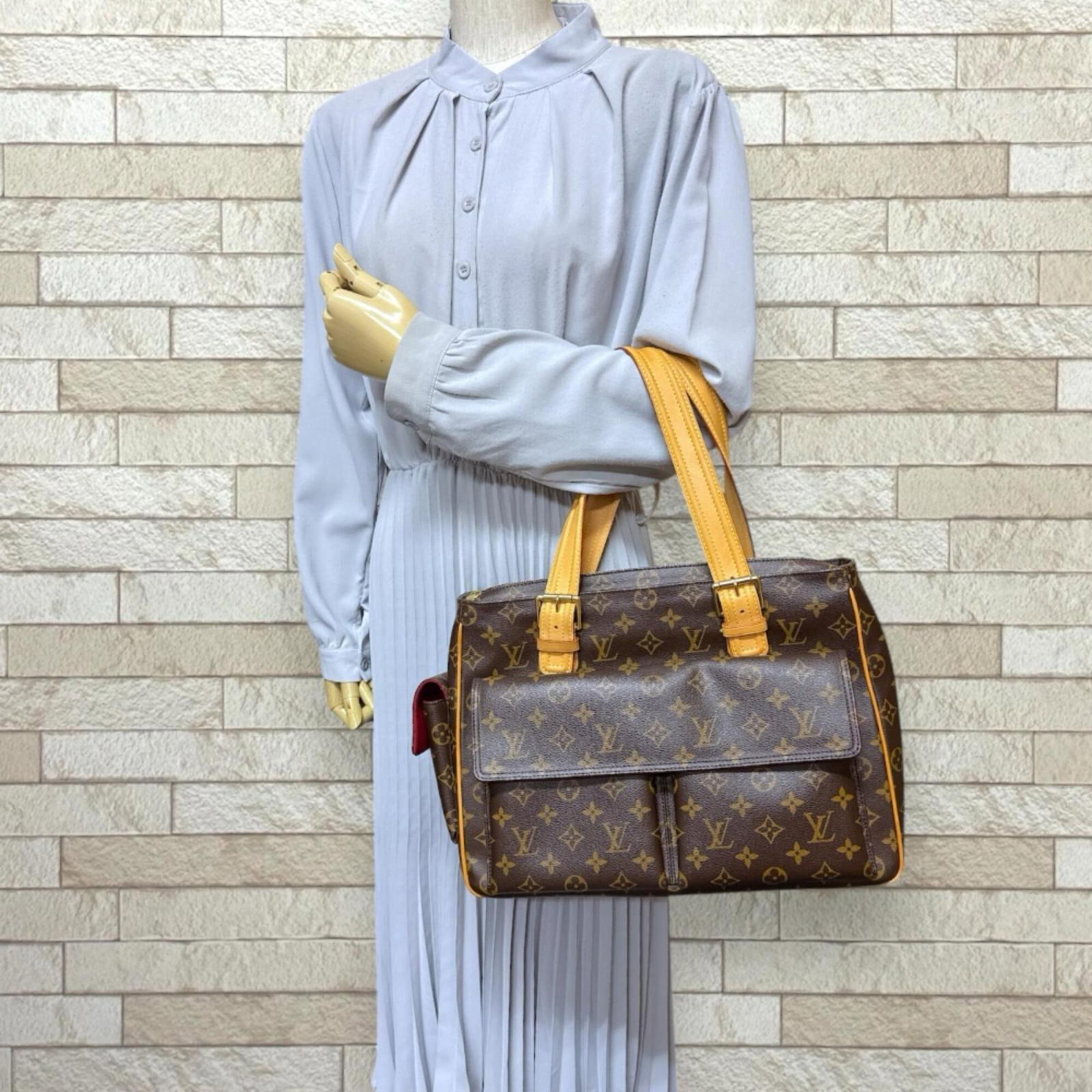 Canvas monogram handbag Vuitton Louis - 2