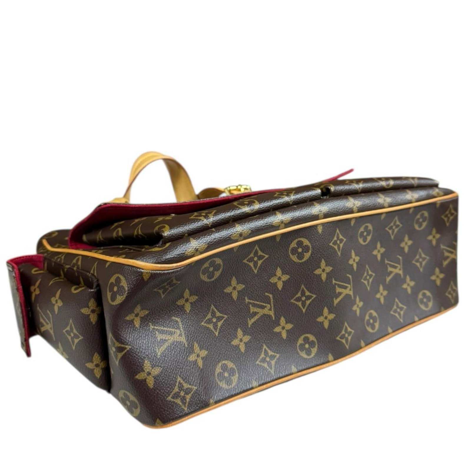 Canvas monogram handbag Vuitton Louis - 6