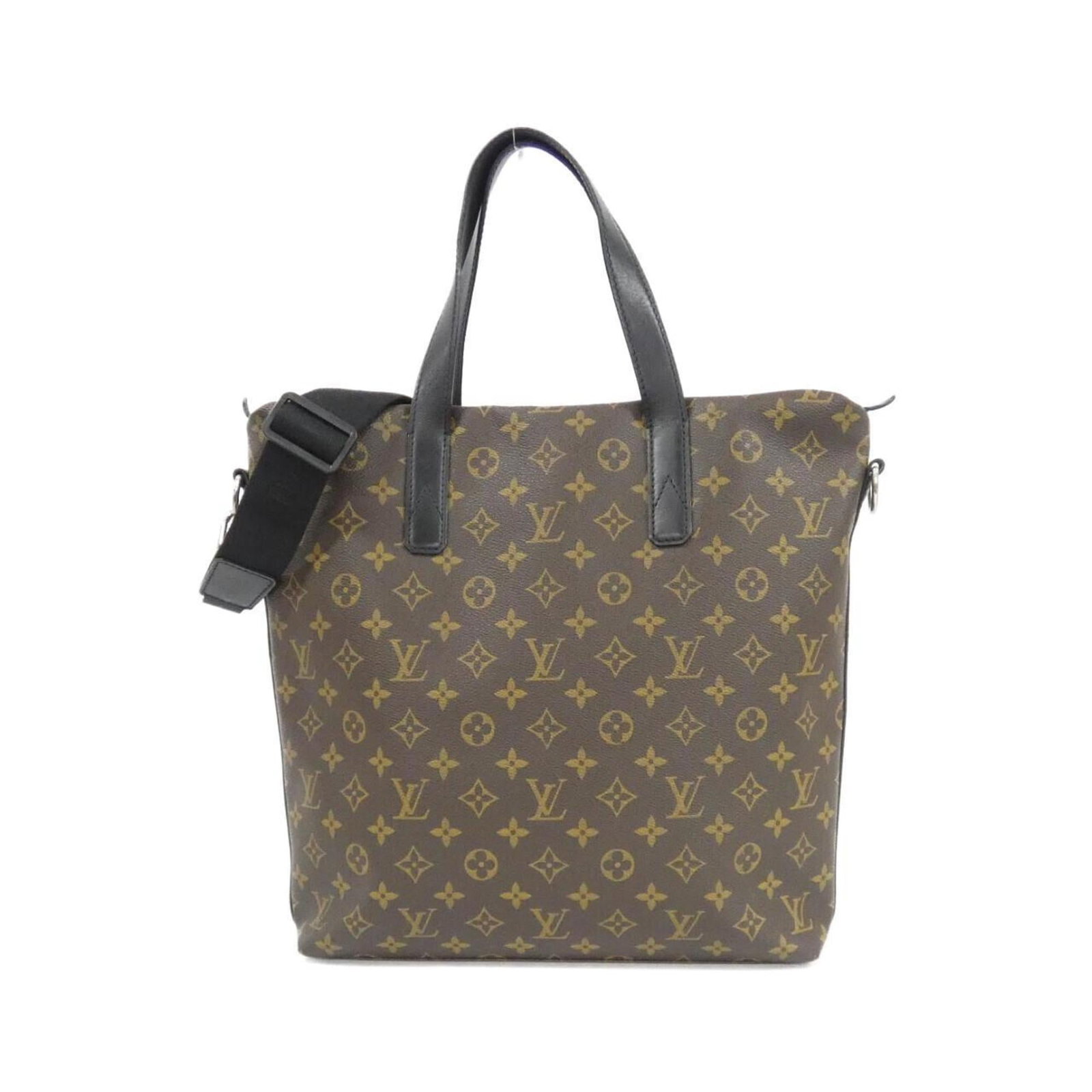 Canvas coated handbag Louis Vuitton: Canvas coated handbag Louis Vuitton Marron coated canvas Louis Vuitton handbag with silver hardware, bearing a few traces of usage and minor scratches. The bag's classic design remains in very good co